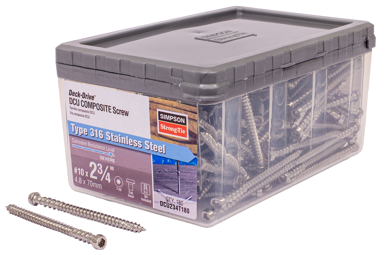 Simpson Strong-Tie DCU234T180 Deck-Screws - View #2