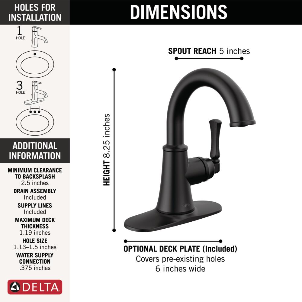 Delta 15798LF-BL Lavatory-Faucets - View #5