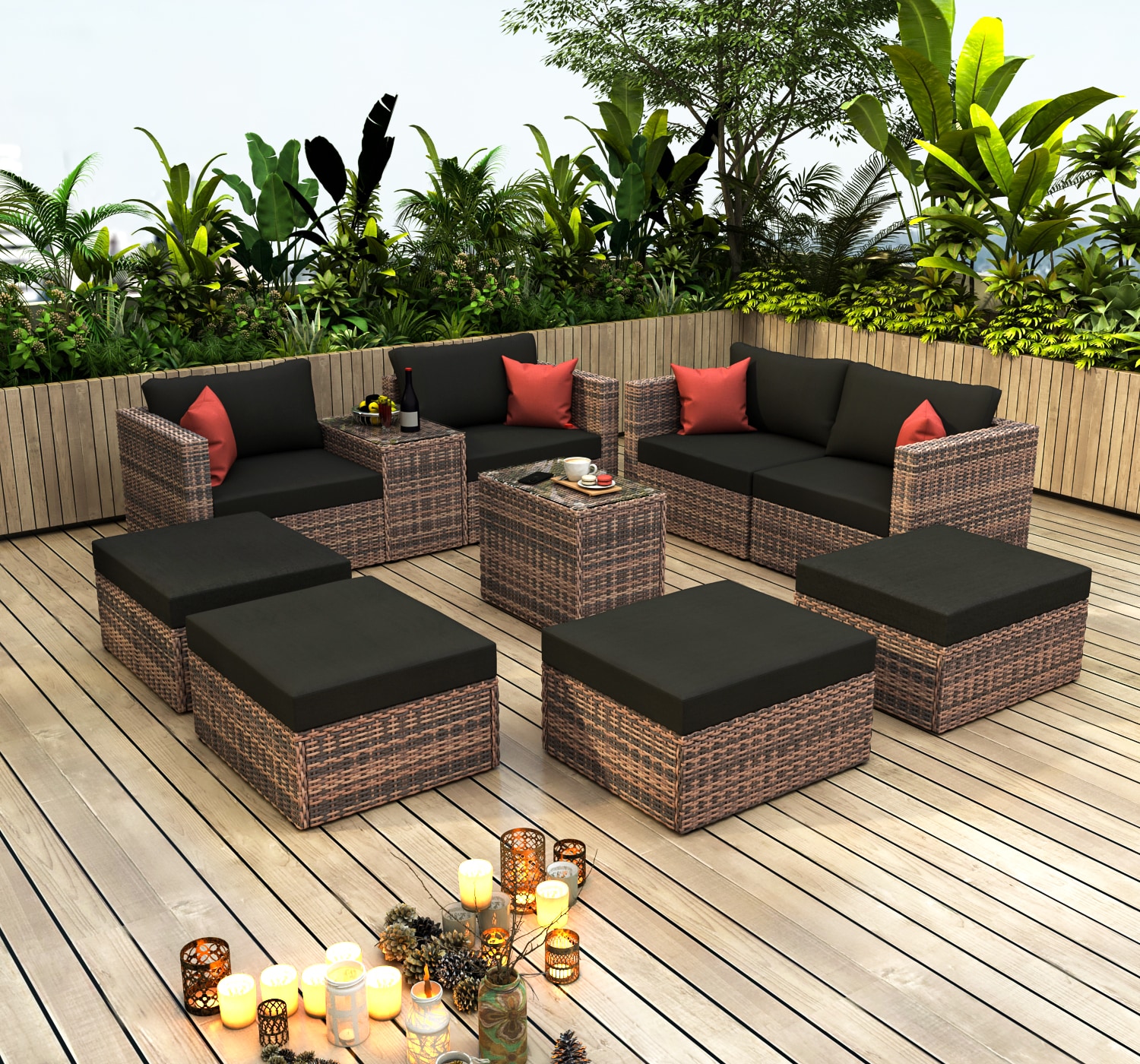 Forclover R4FW-038BK Patio-Conversation-Sets - View #8