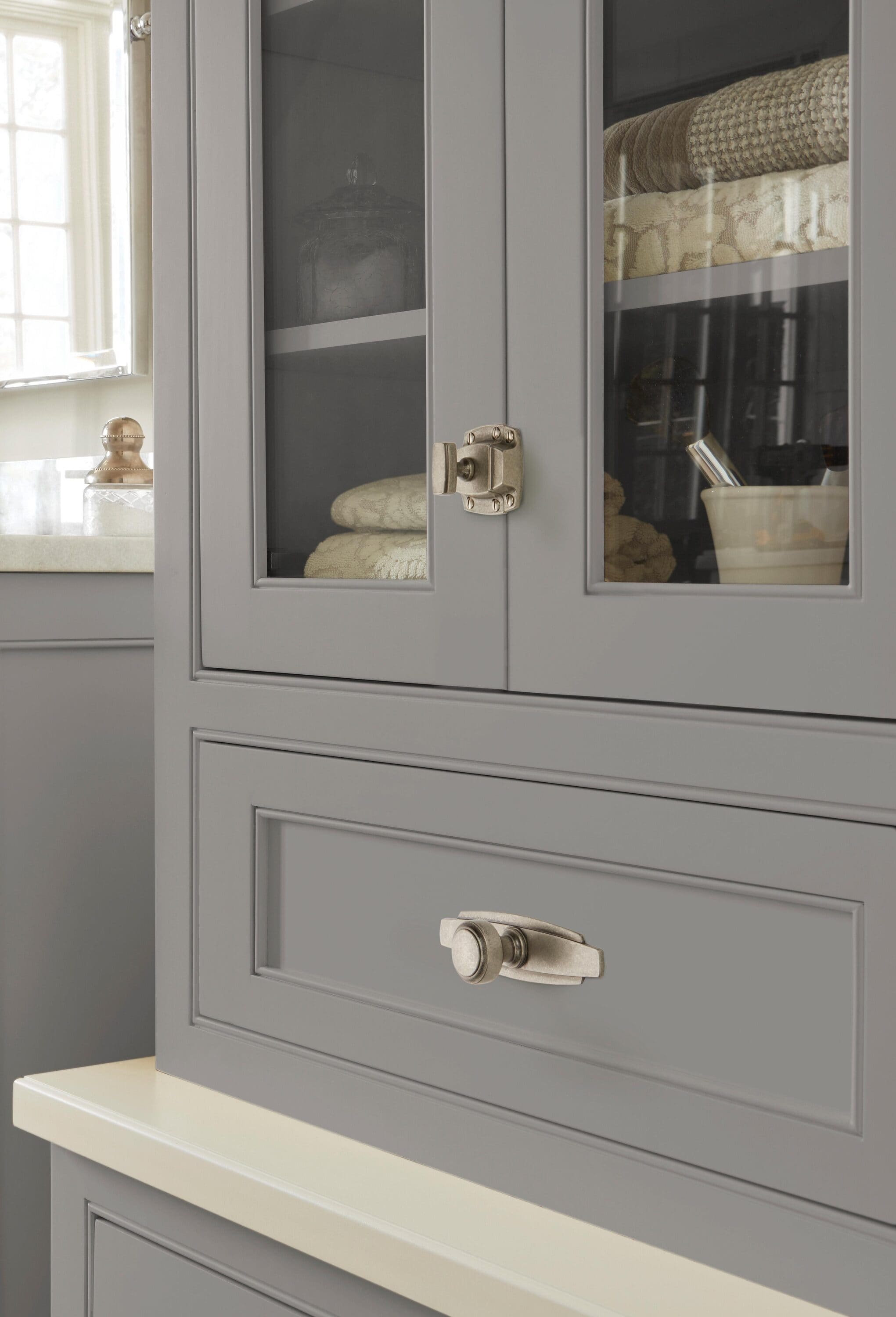 Aged Pewter Highland Ridge Cabinet Latch