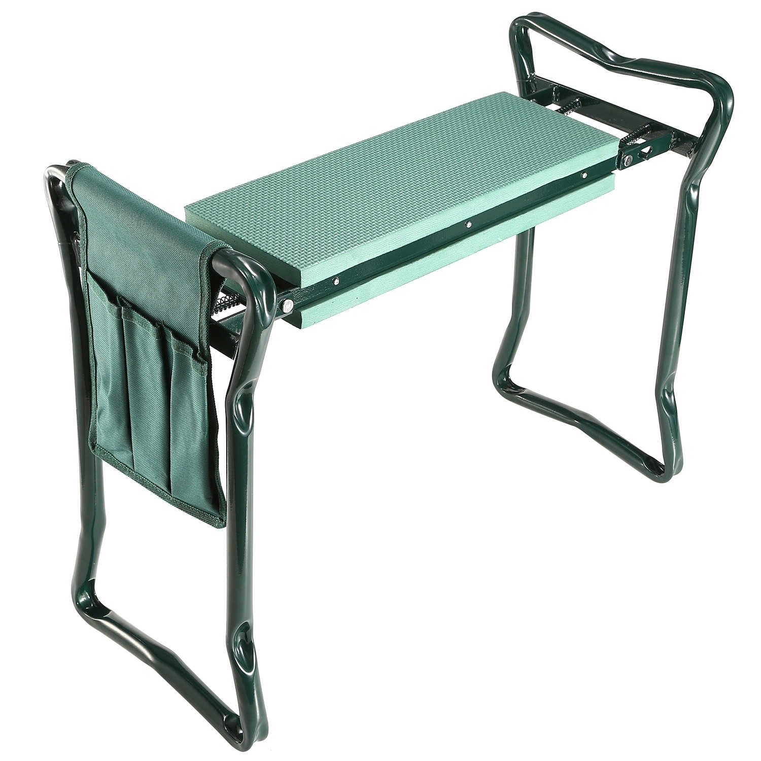 AHIOU HOME ZAAHD-HP34UGGS 19.29-in Green Metal Barrel Garden Stool