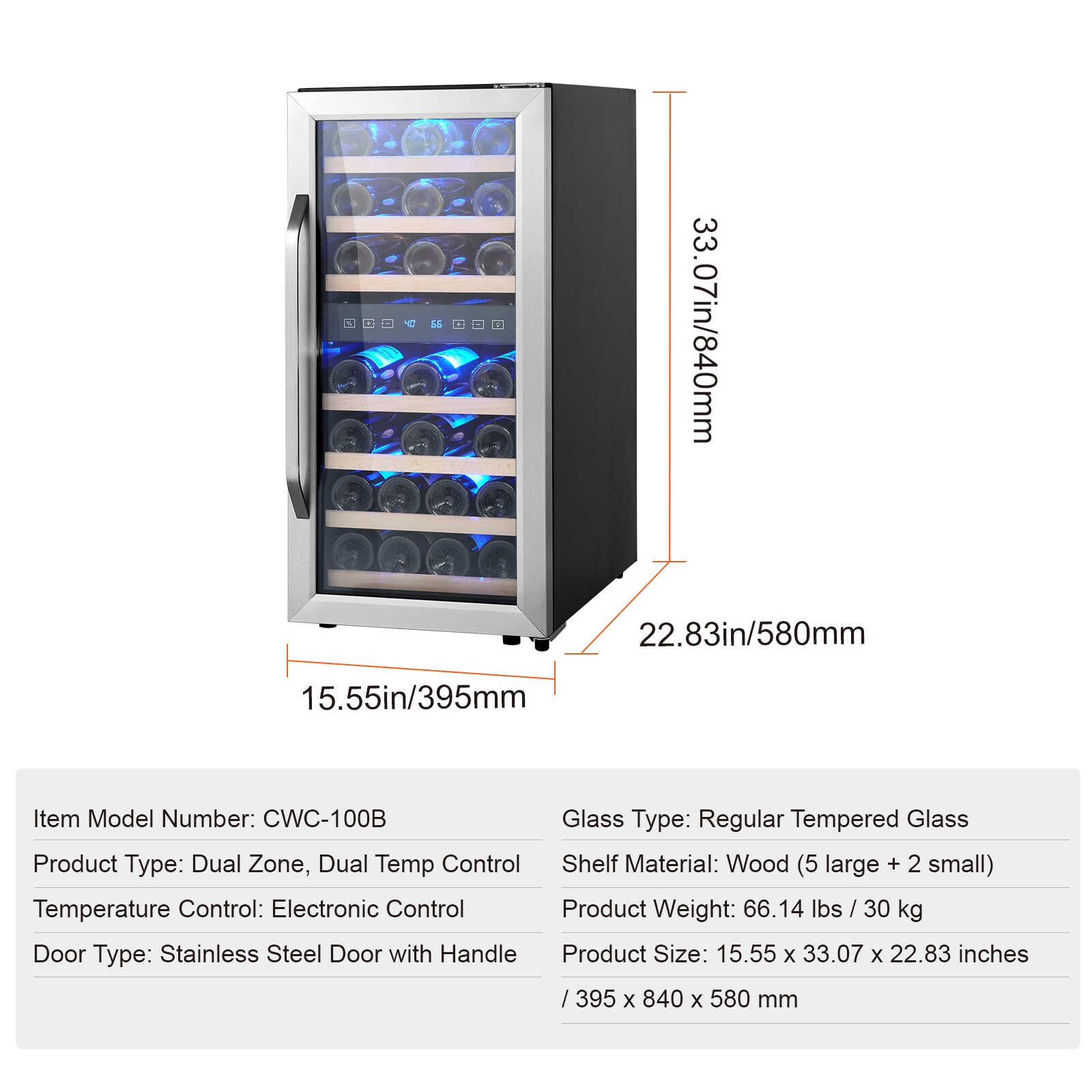 VEVOR SCDLSJJBXJJD06406V1 Wine-Chillers - View #7