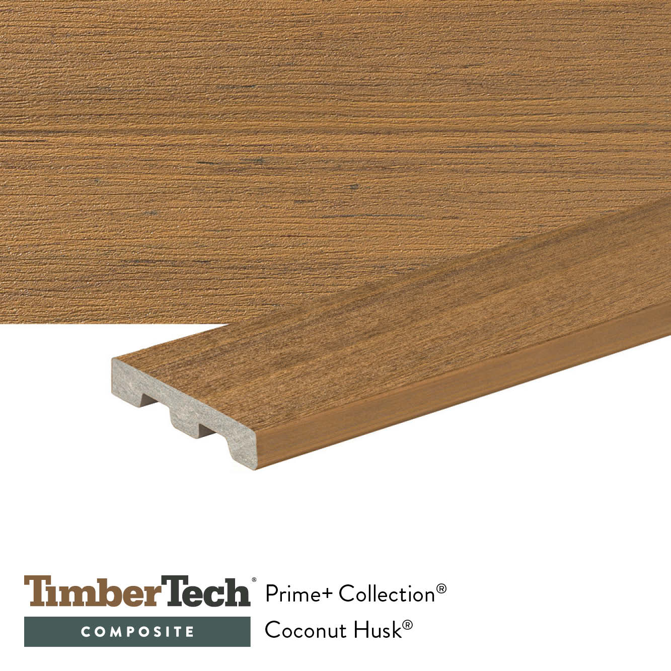 TimberTech Prime+ 1-in x 6-in Composite Deck Board
