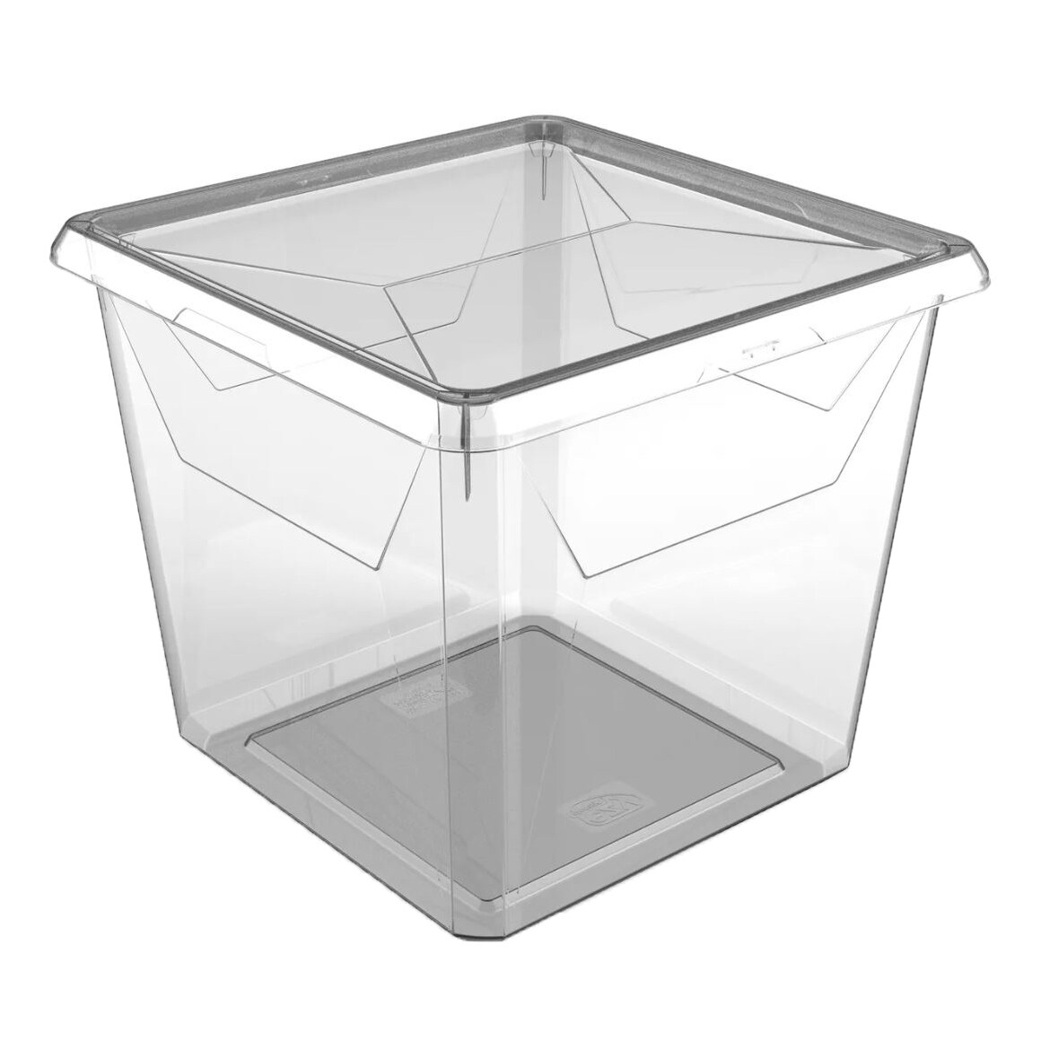 EZ-E1AR 1 Gallon Tall EZ Stor® Plastic Container Hinged Lid