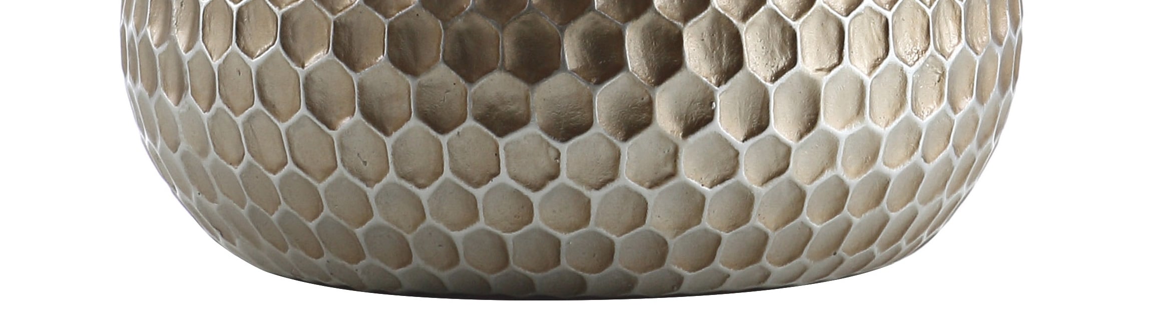 Bates 22" Antique Brown Resin Honeycomb Table Lamp with Cotton Shade