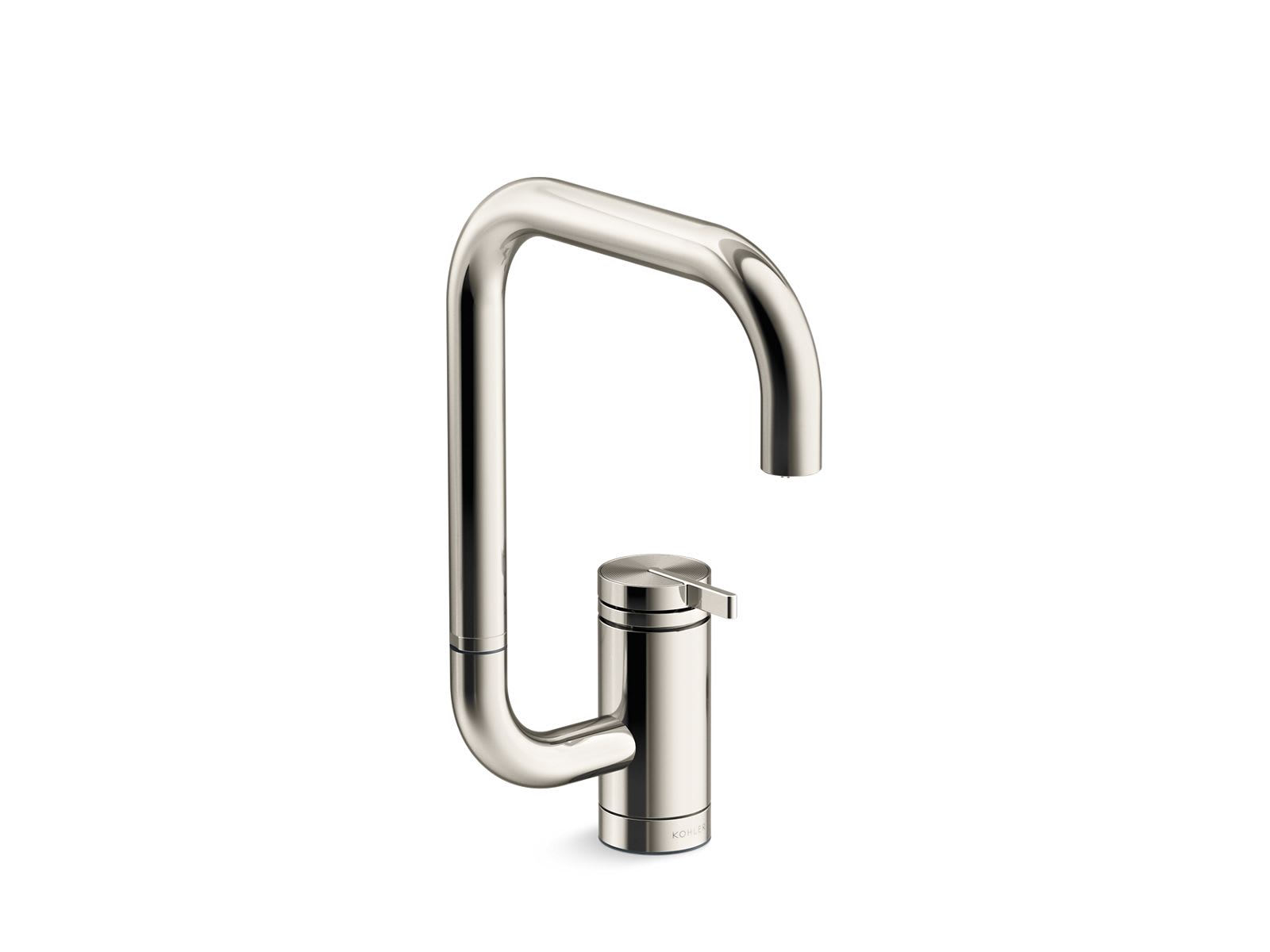 KOHLER 28290-SN Components Single-handle bar sink faucet with two-function extended-reach spout