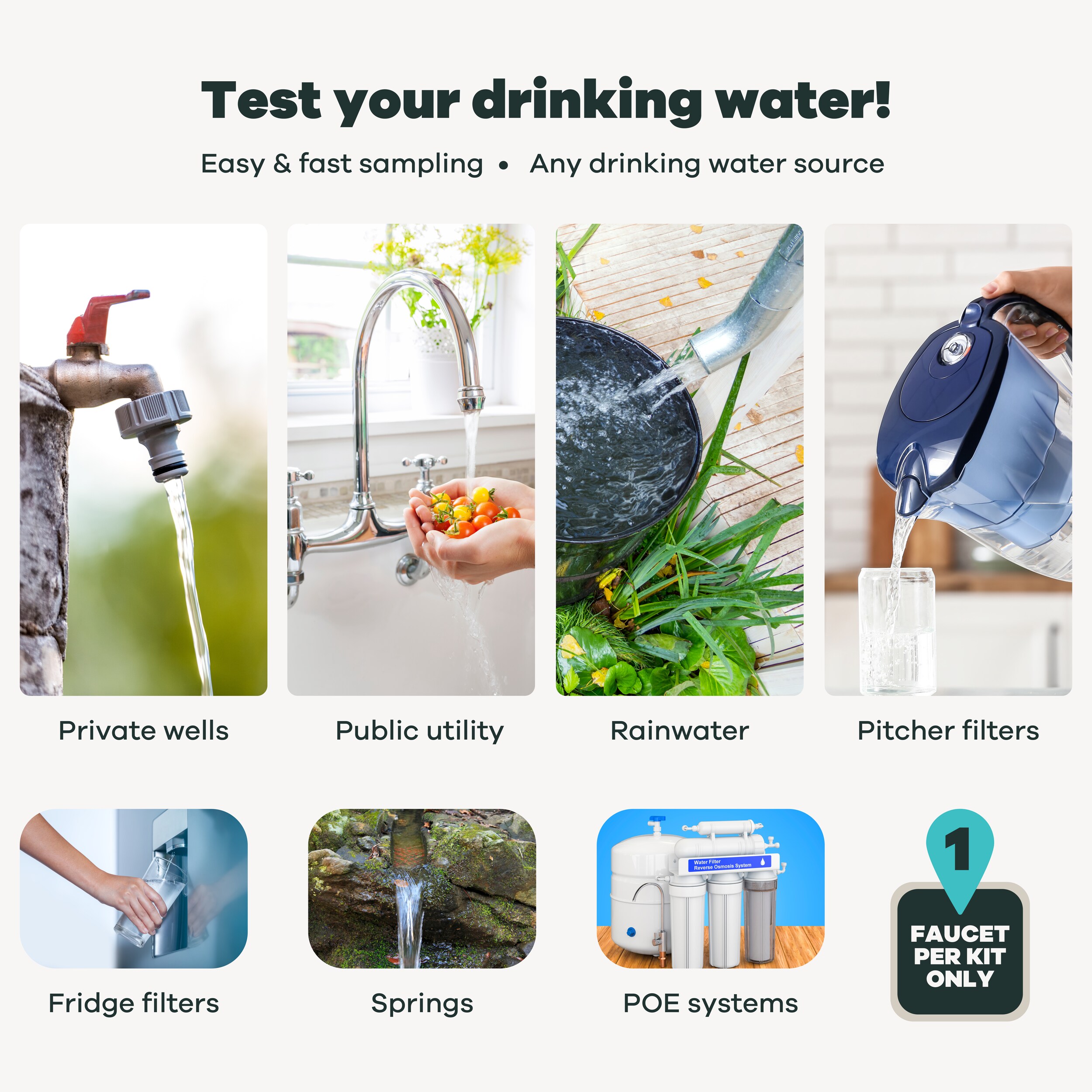 Tap Score Home Water Test Kit in the Water Test Kits department at