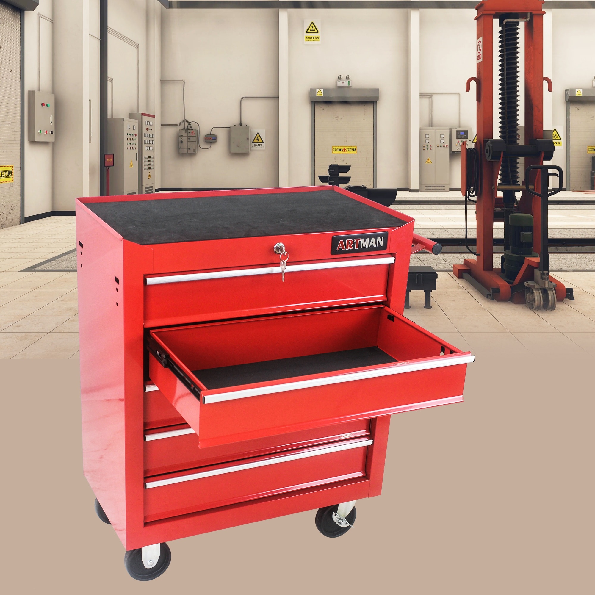 HyperDrop Cart B-6V8Y5T3K9H5M Tool-Cabinets - View #2