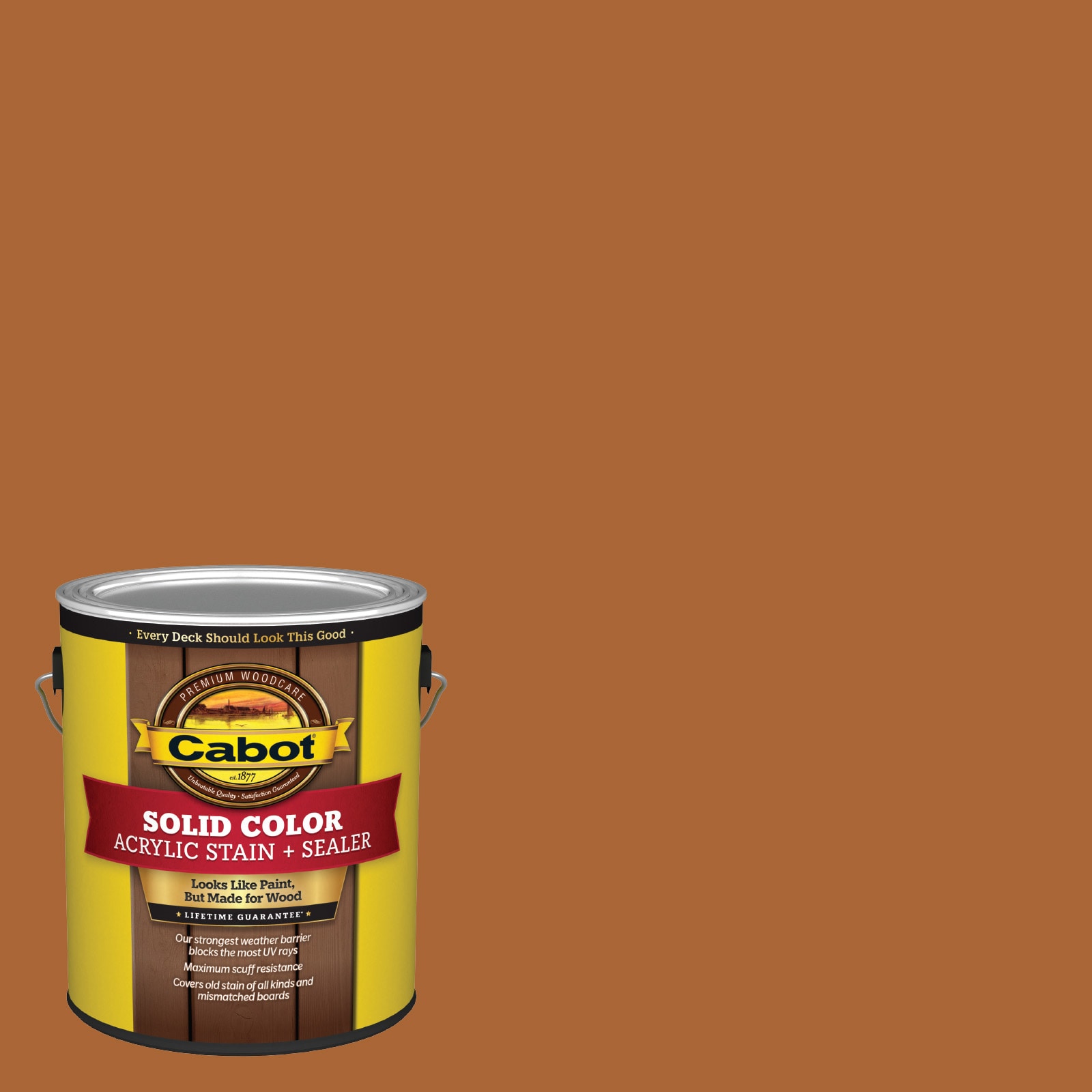 Cabot FRONTIER-238846 Frontier Solid Exterior Wood Stain and Sealer in One ( 1-gallon )