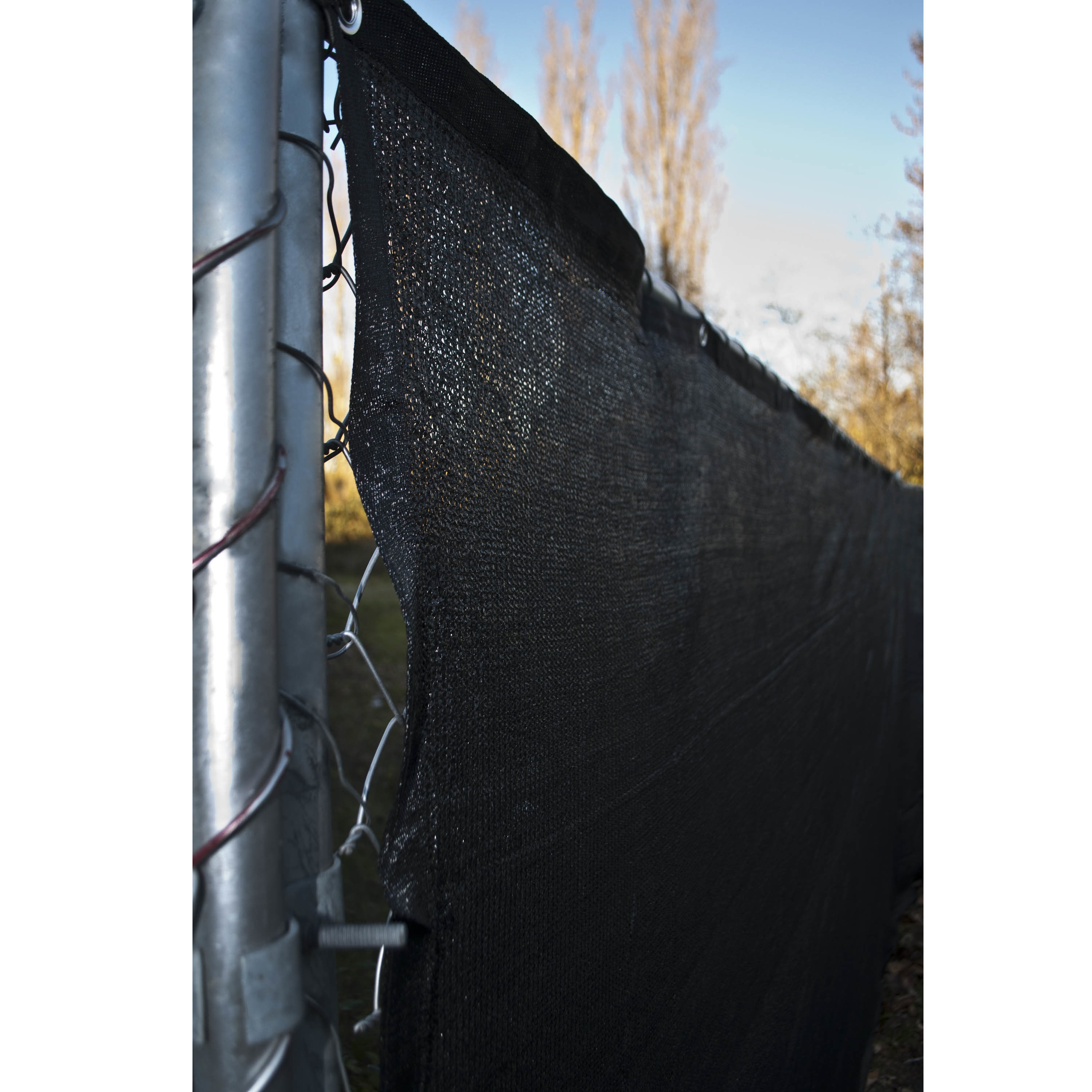 ALEKO PLK0425BLK-LO Chain-Link-Fence-Slats - View #7