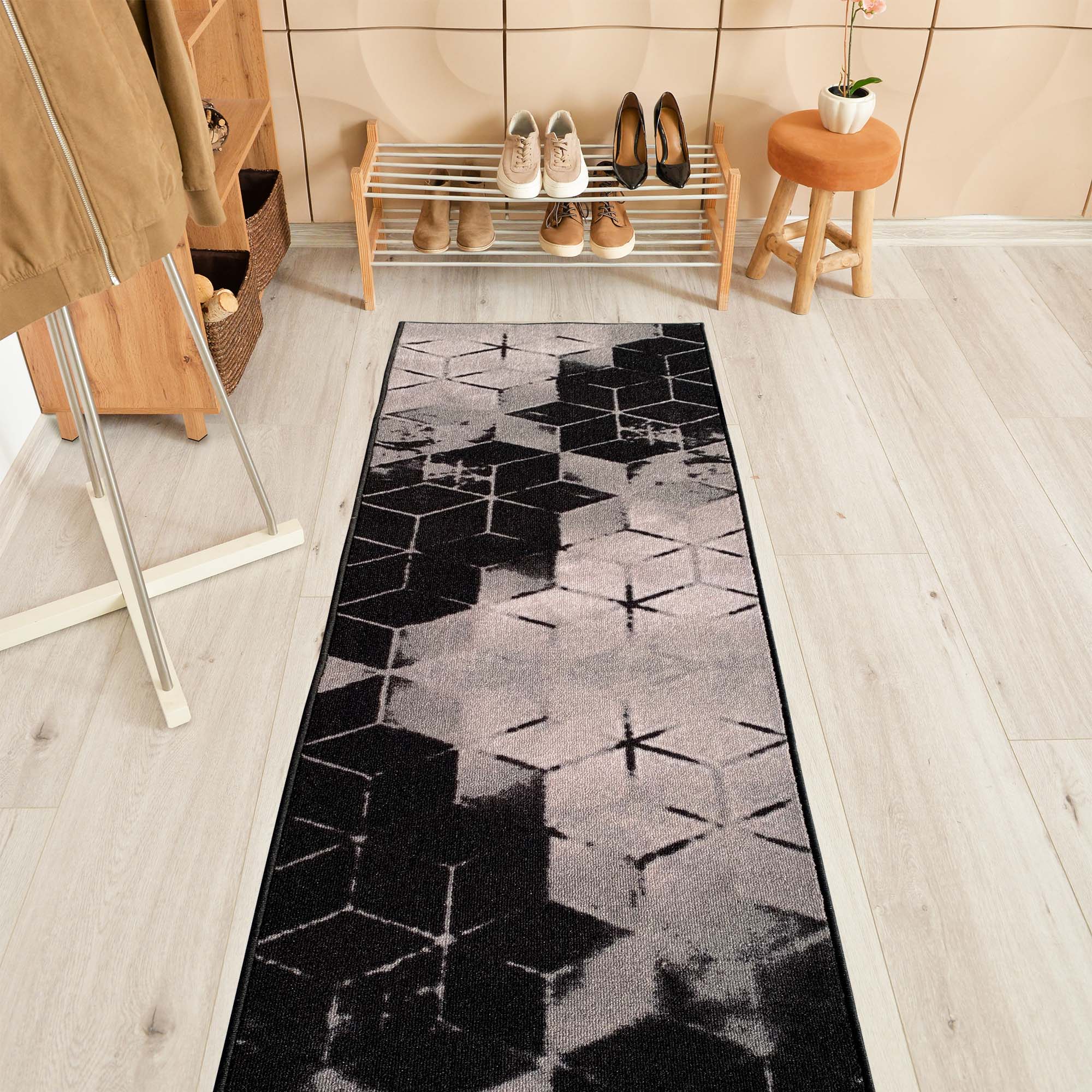 Playa Rug CUBESBLACK-26X32 rugs - View #4