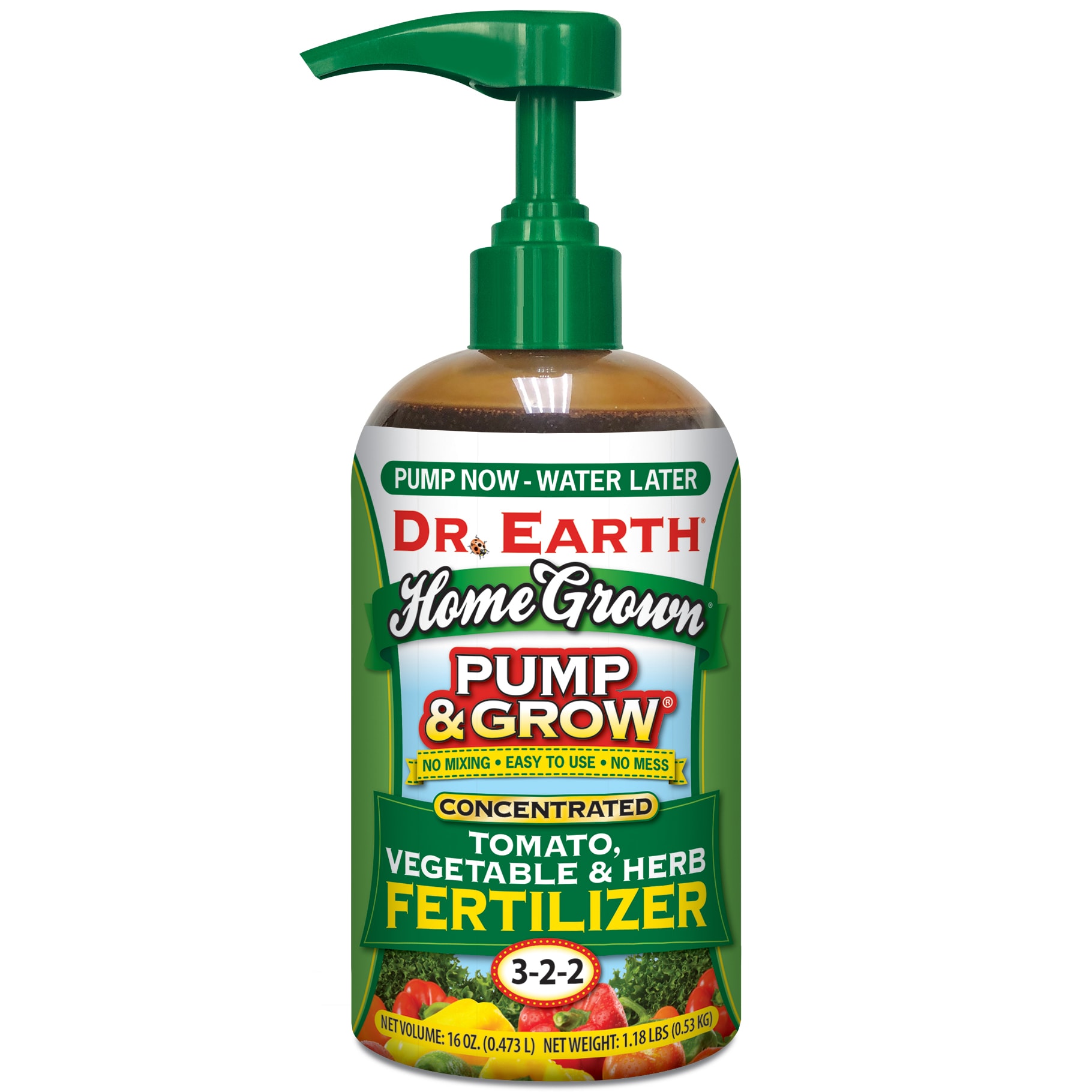  1078 Home Grown 16-oz 3-Natural Liquid Tomato Herb and Vegetable Plant Food