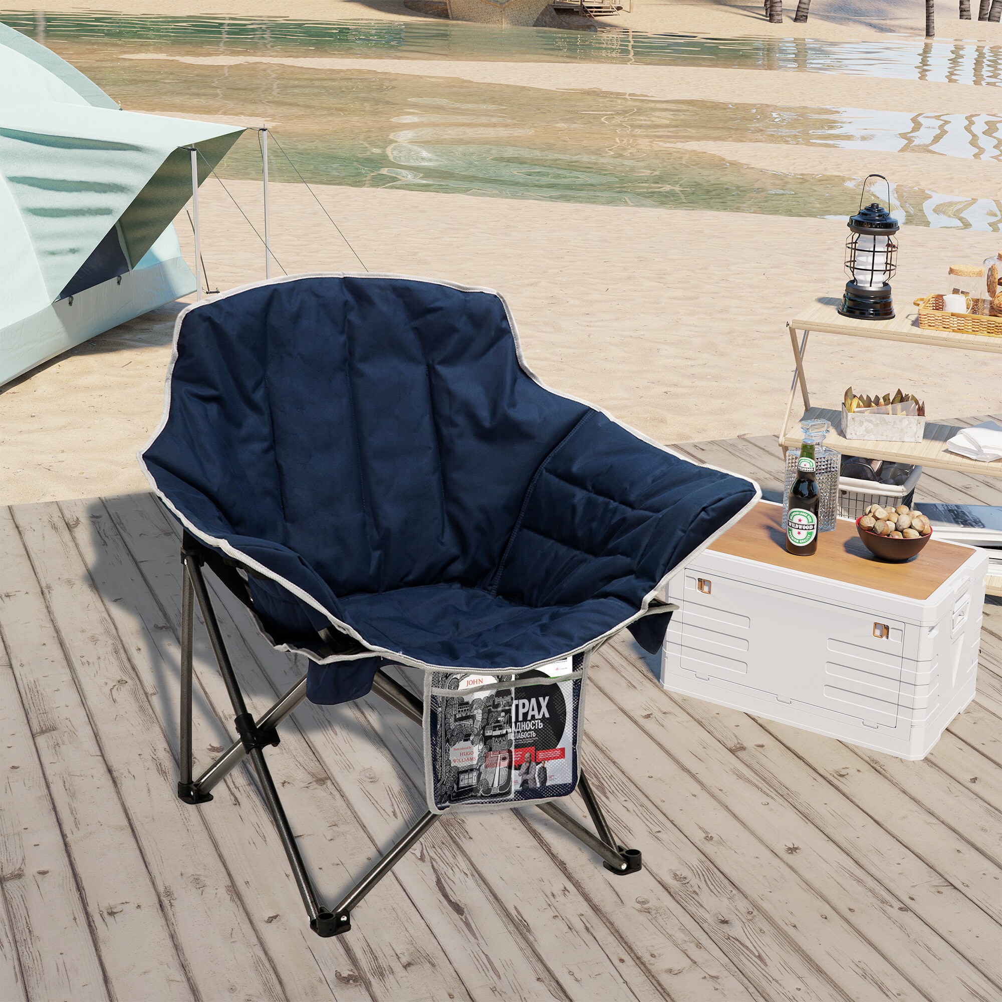 Clihome CL-CCAC2435XBU1 Beach-Camping-Chairs - View #2