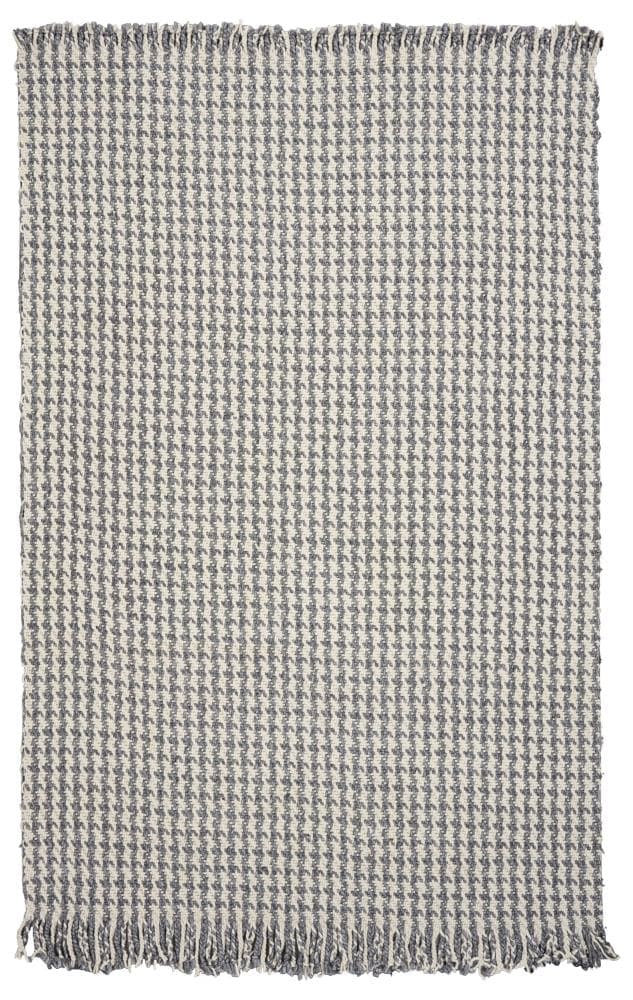 Everyday Woven EVE13425X8 5 x 8 (ft) Wool Light Grey Rectangular Indoor Abstract Farmhouse/Cottage Area rug