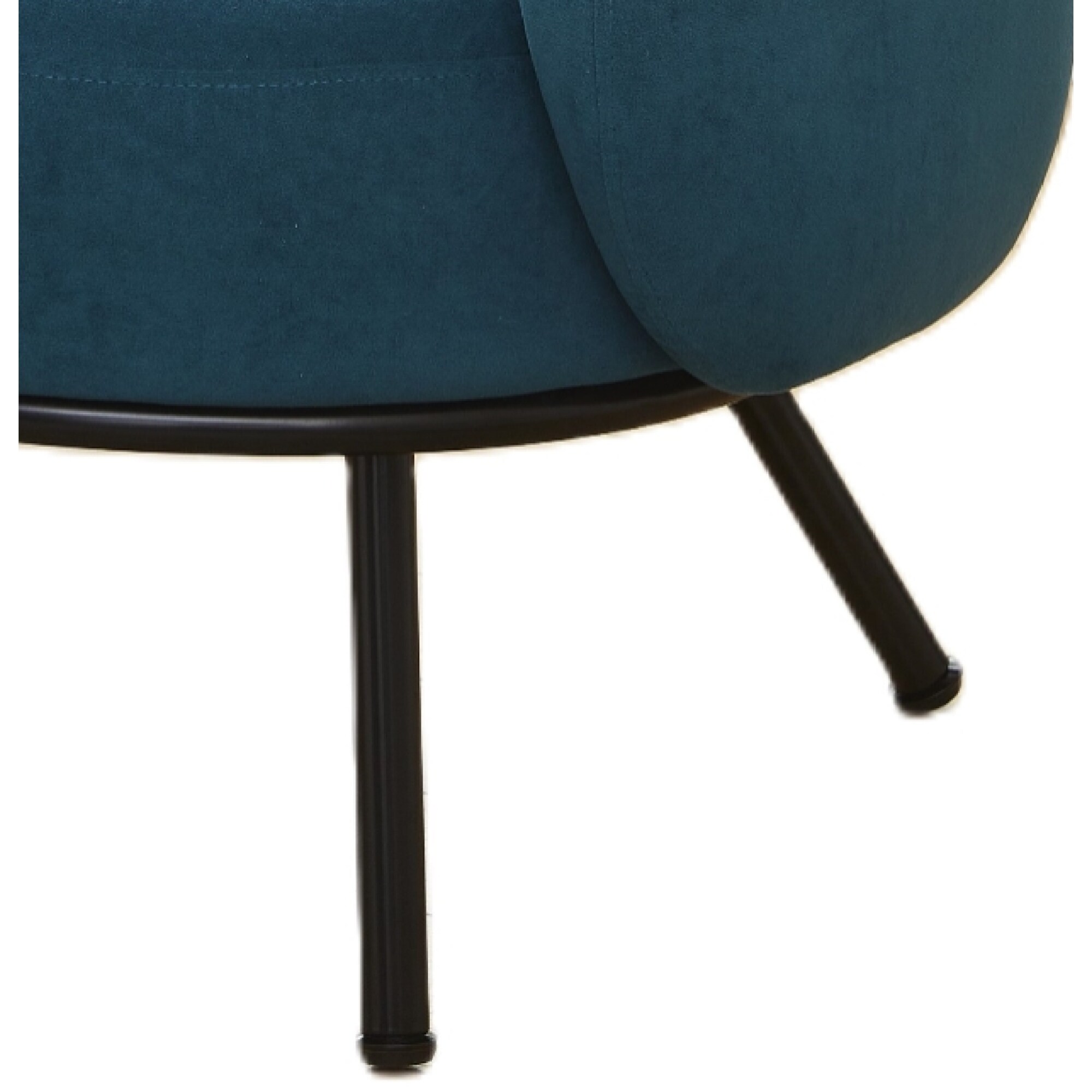 Roomfitters Mid Century Modern Accent Chair Upholstered Tufted Barrel ...