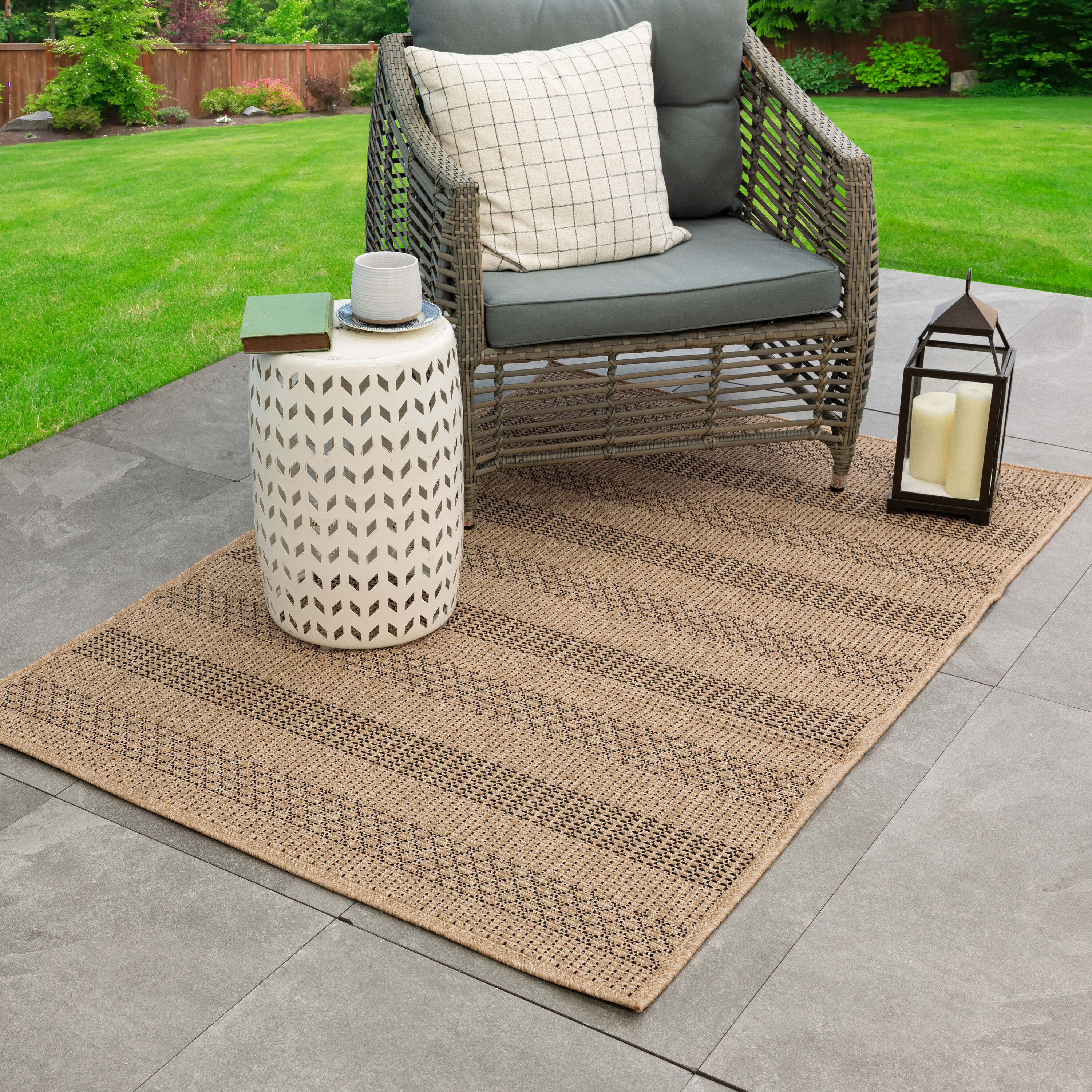 allen + roth with STAINMASTER R1346 101 047072 rugs - View #11