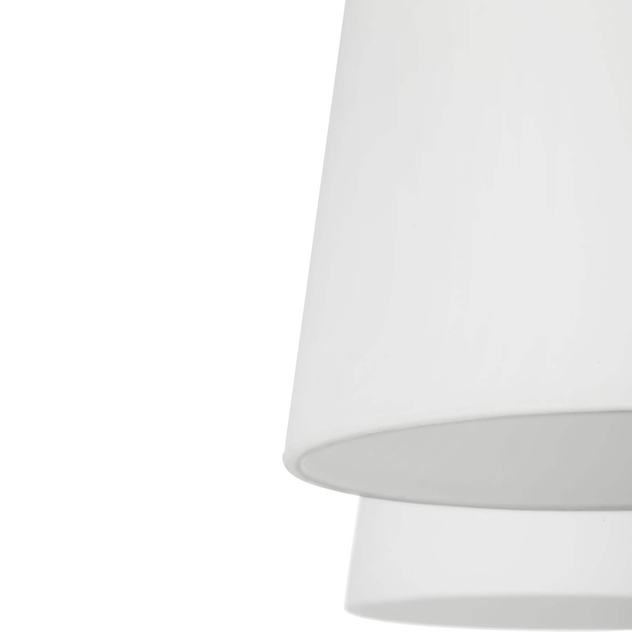 Vertex Brushed Gold and Nickel Convertible Chandelier with Etched Glass Shade