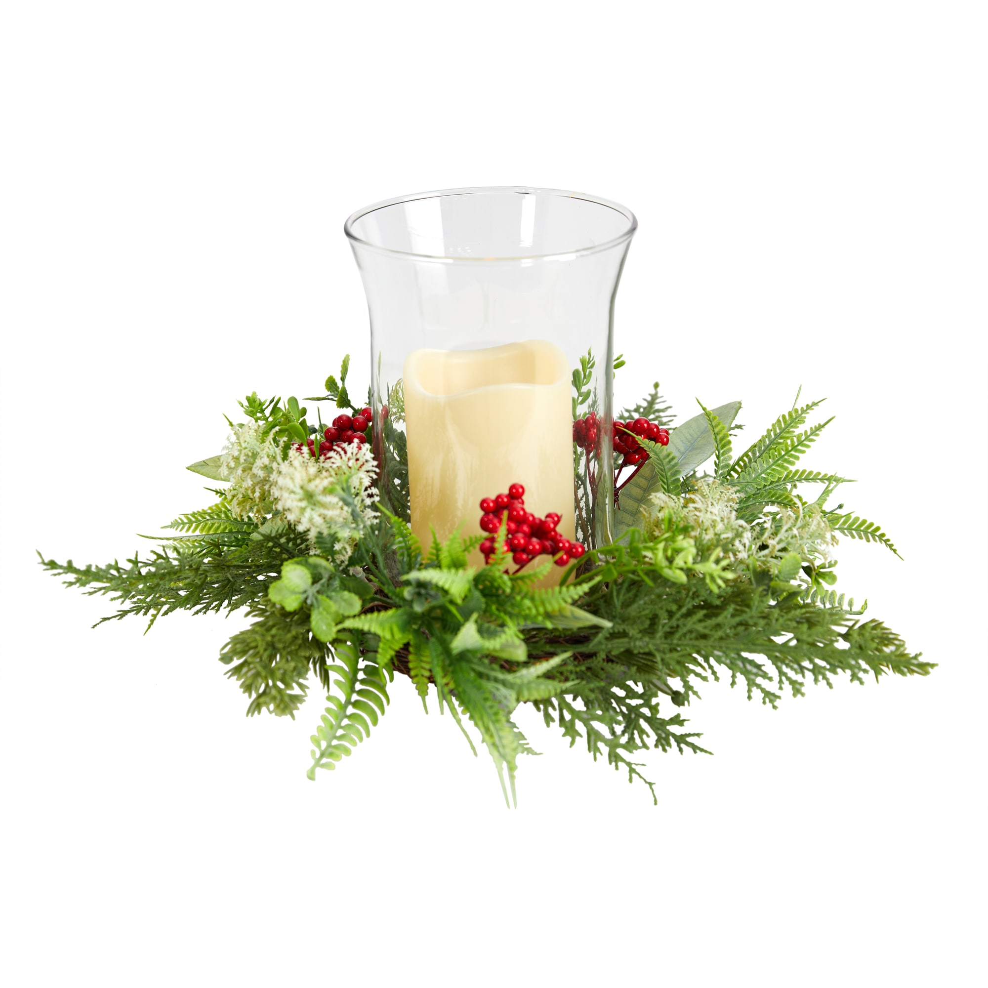 Nearly Natural A1865 8-in Berry Christmas Decor