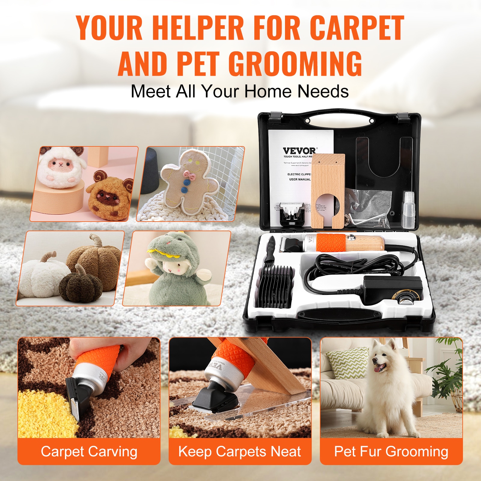 VEVOR DTXJQYS00000ZZSWRV1 Carpet-Trimmers - View #6