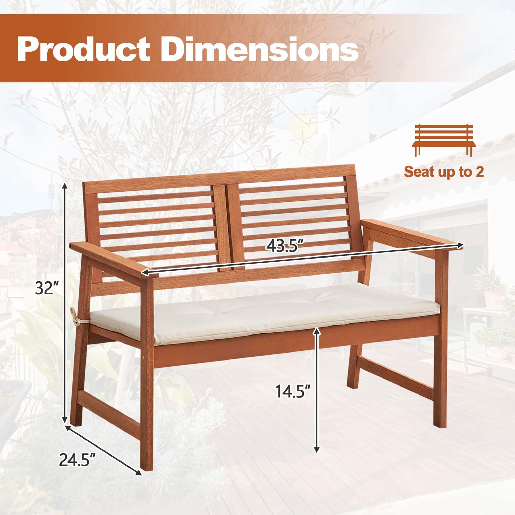 Costway LWS00085 benches - View #2