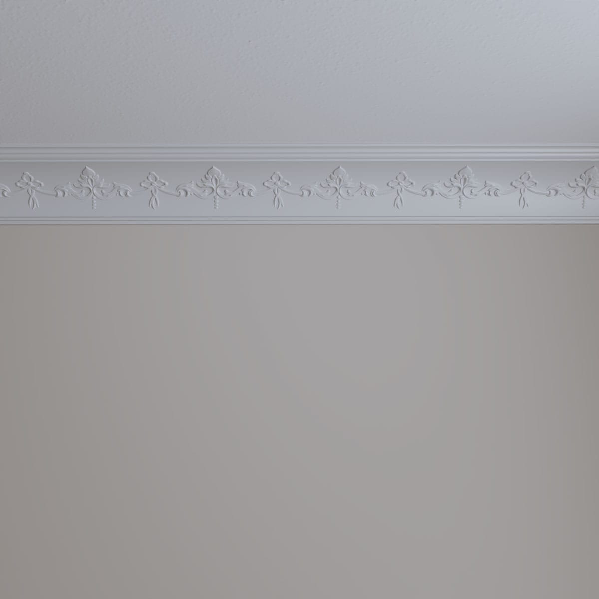 Sydney 94.5" White Polyurethane Crown Moulding