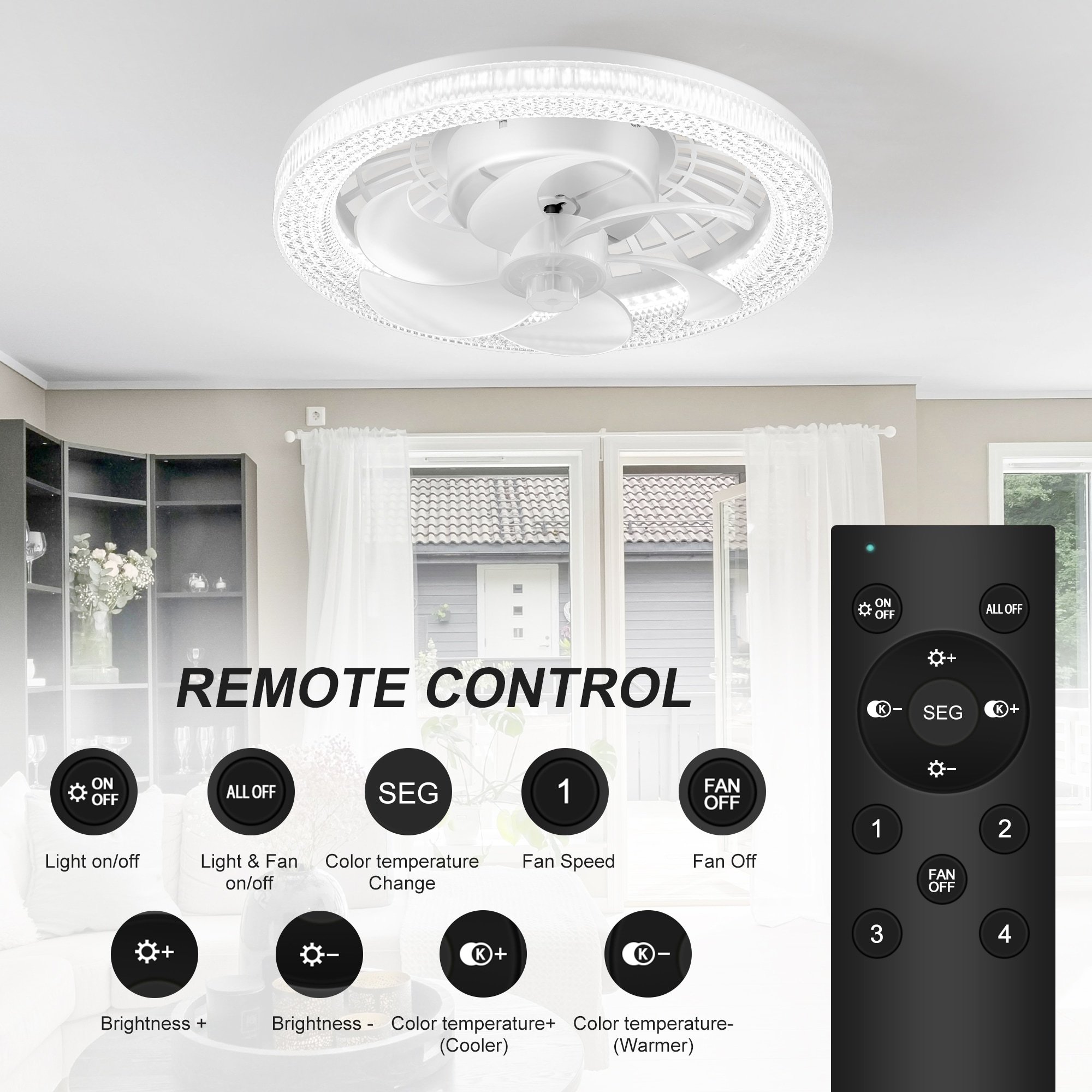 Breezary 35023-BK Ceiling-Fans - View #5