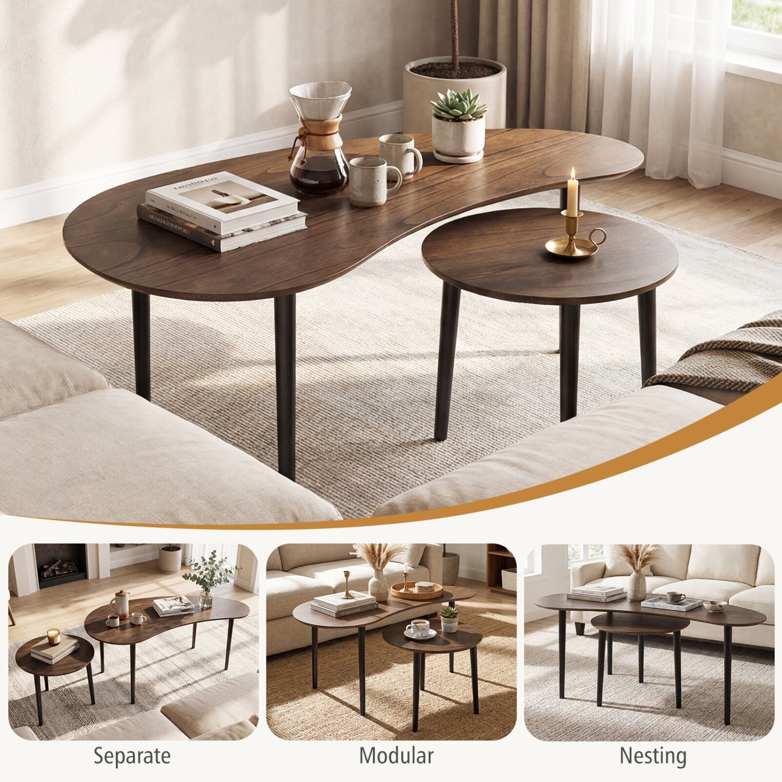 SUGIFT ZMLW014SUGHY2077 Accent-Table-Sets - View #4