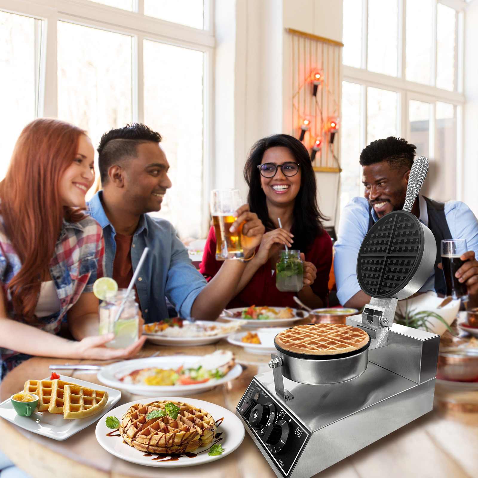 Qeetex GGL-PHO-15AHLGLI Waffle-Makers - View #3