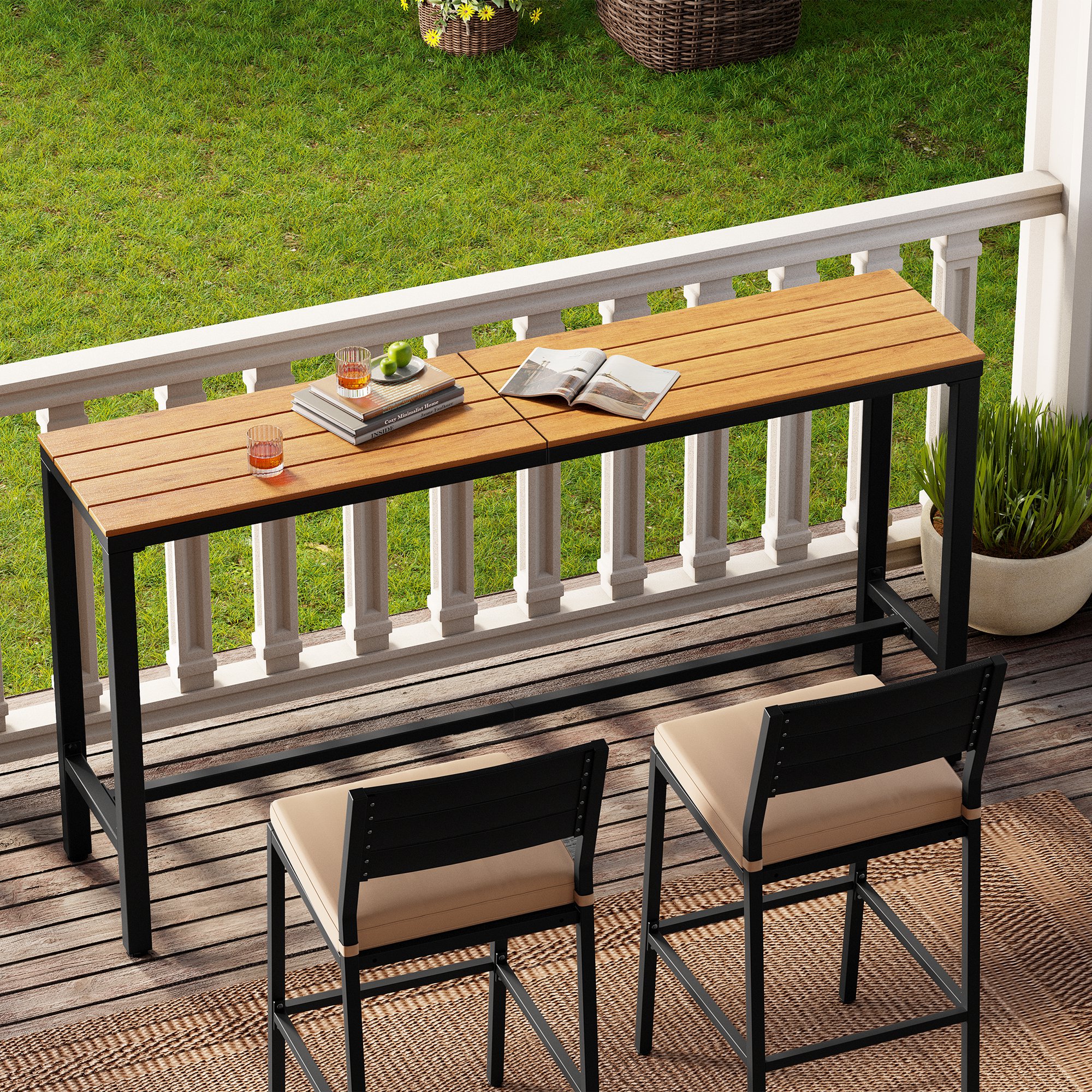Crestlive Products CL-TB034BRN160 Patio-Tables - View #2