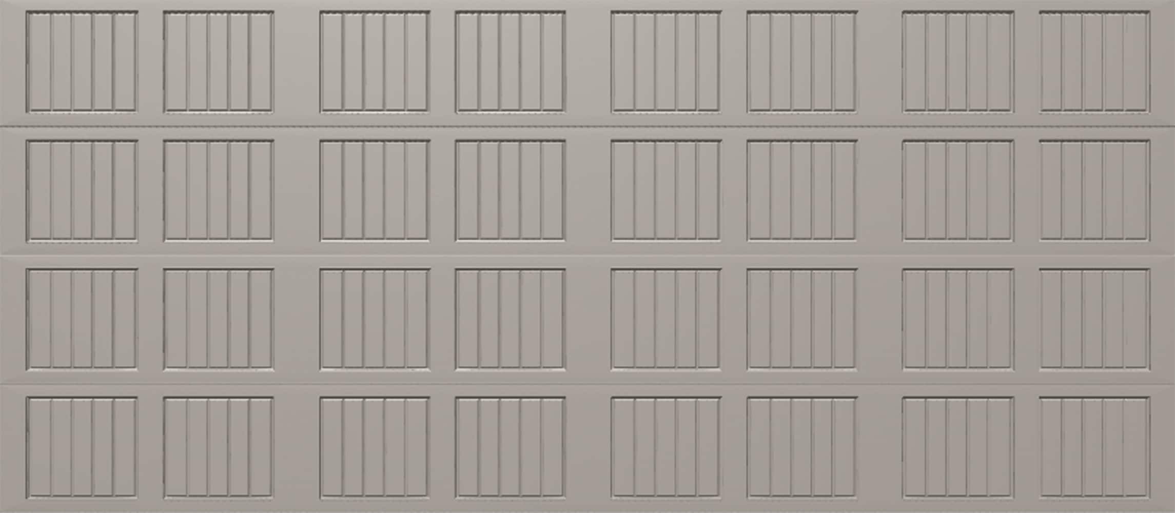Wayne Dalton WD9100ST167 Classic Steel Model 9100 16-ft x 7-ft Insulated Taupe Double Garage Door