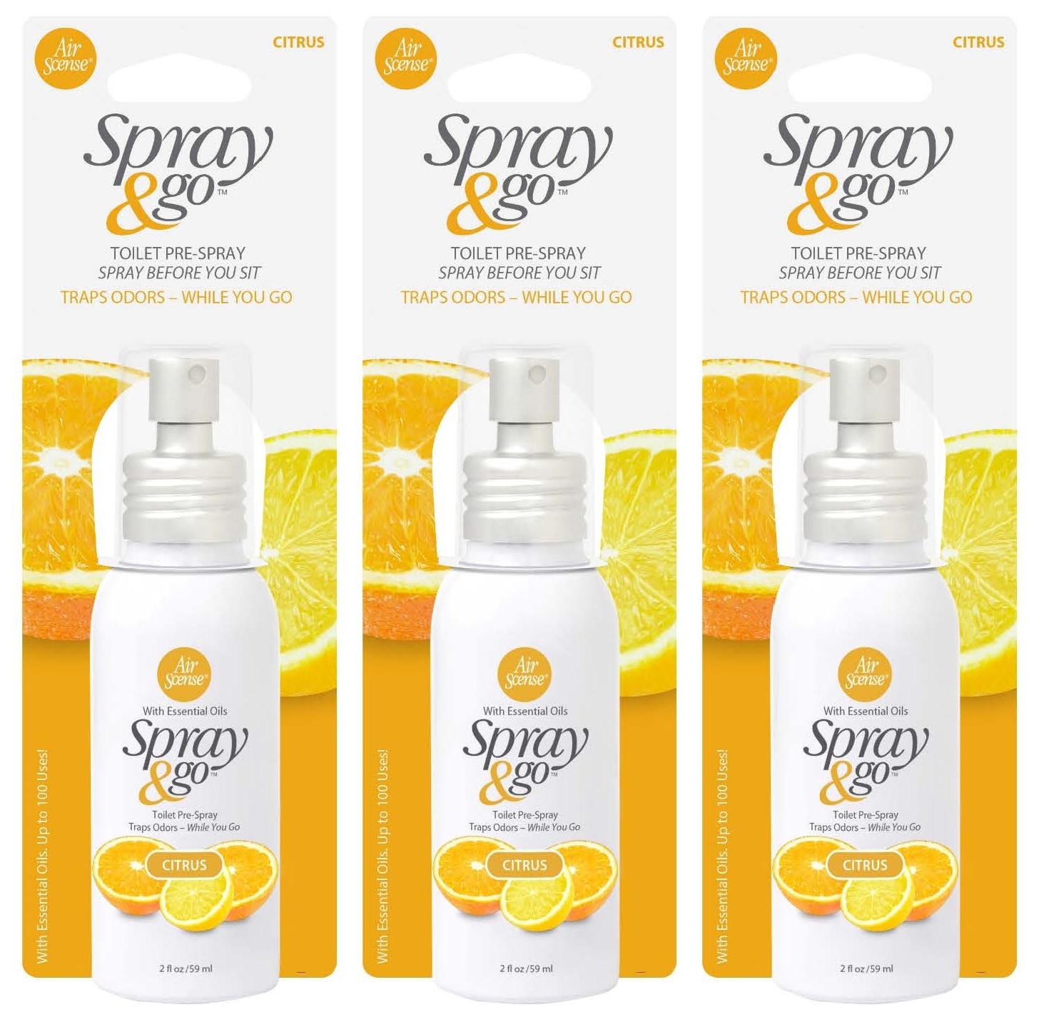 Air Scense SGC3PK 2 Fluid Ounce(s) Citrus Spray 3 -Pack