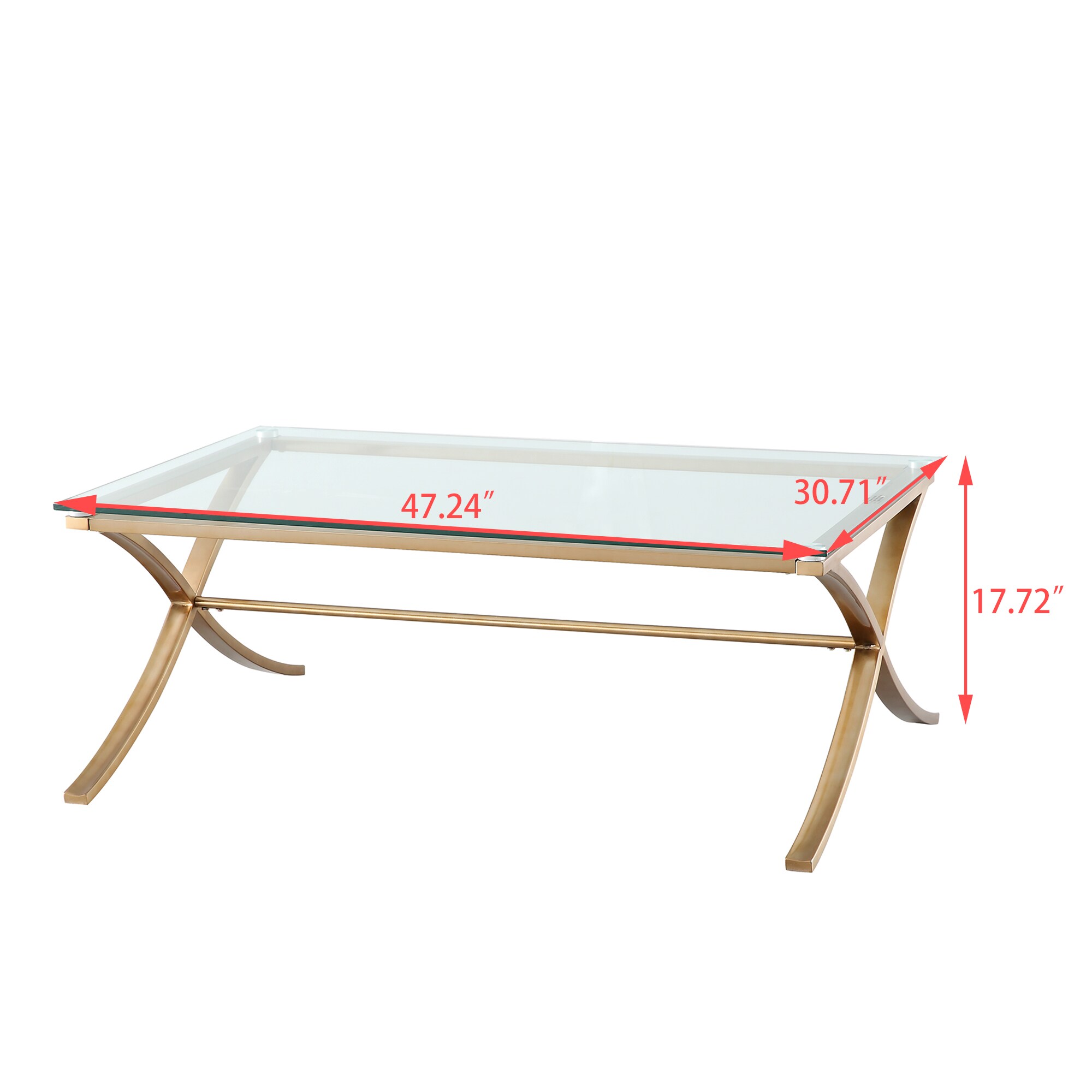 CASAINC WF-CT-374G-GL Coffee-Tables - View #3