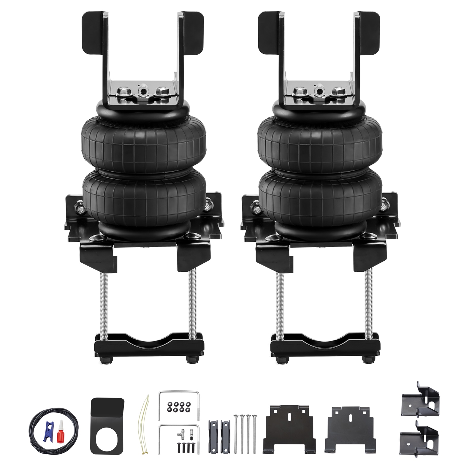 VEVOR AQQNXJTJ2007GGVSVV0 Air Bag Suspension Kit, Air Springs Suspension Bag Kit Compatible with 2007-2018 Chevrolet Silverado 1500 and GMC Sierra 1500 2WD 4WD, 5000 lbs Loading, 5 to 100 PSI
