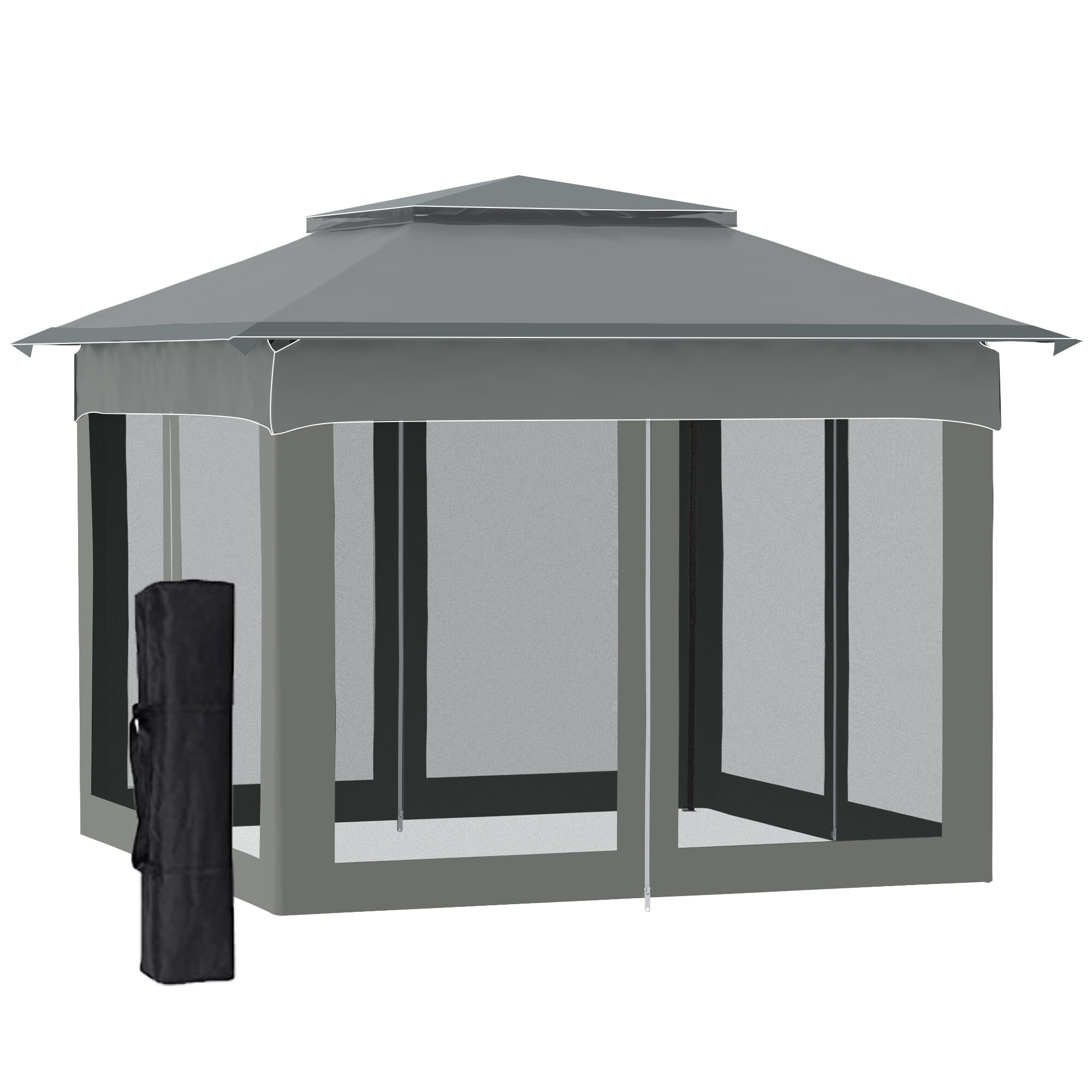 ToolCat BZ2-47-PW Wood-Resin-Gazebos - View #3