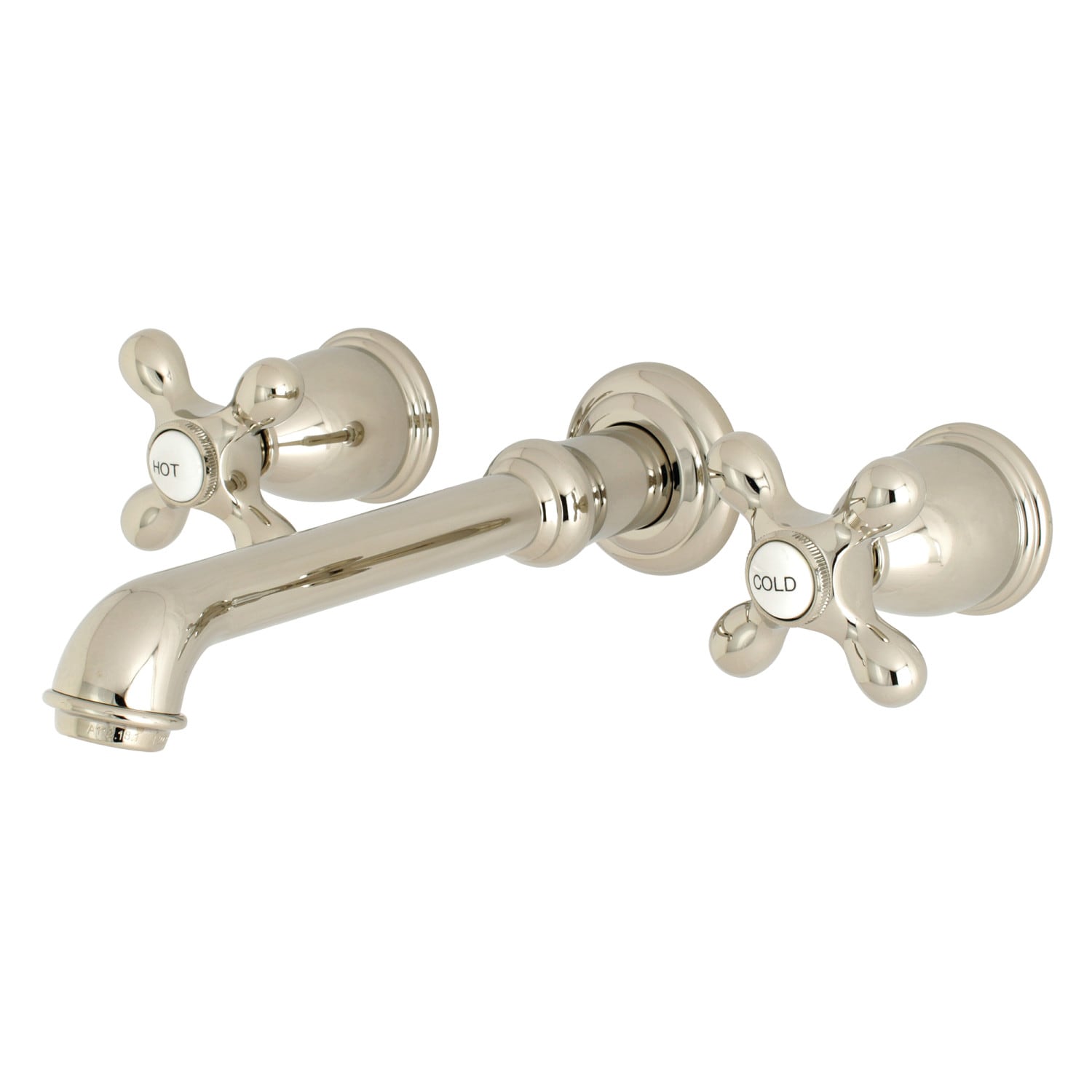 Kingston Brass Restoration Brushed Nickel Double-Hook Wall Mount