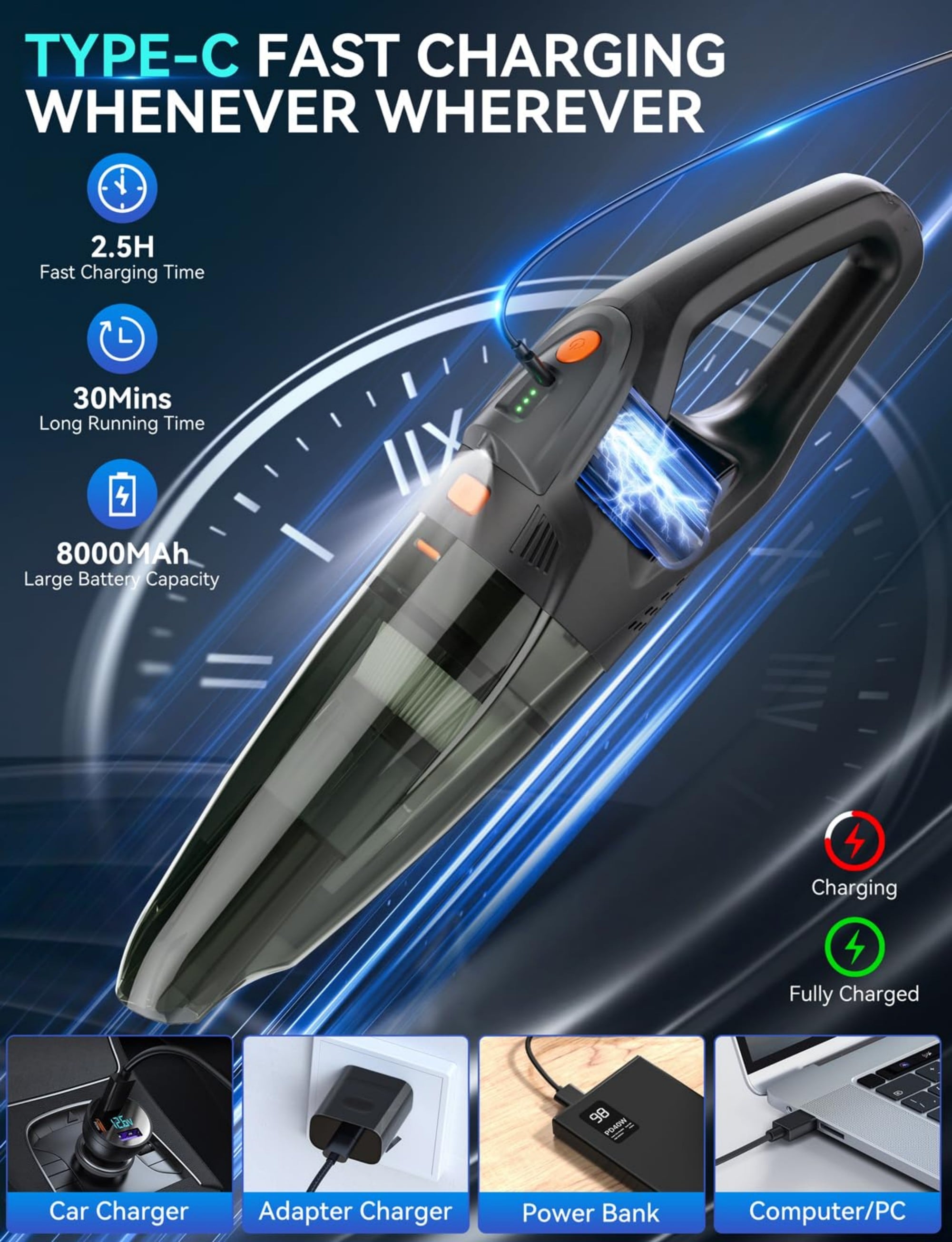 Wudkey L4-OO6W1N Handheld-Vacuums - View #4