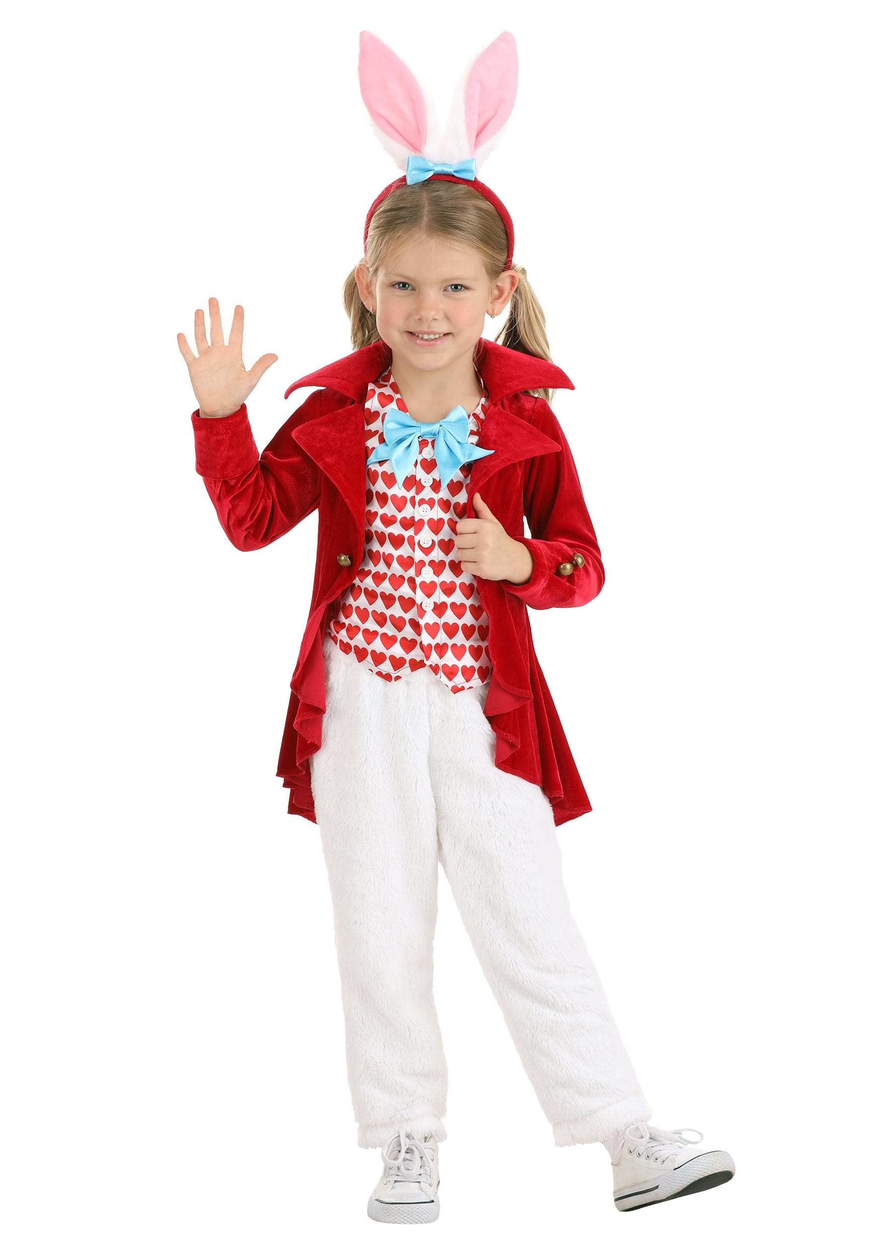 HalloweenCostumes - FUN Costumes Girl's Dignified White Rabbit Toddler Costume Kid's Storybook Co...