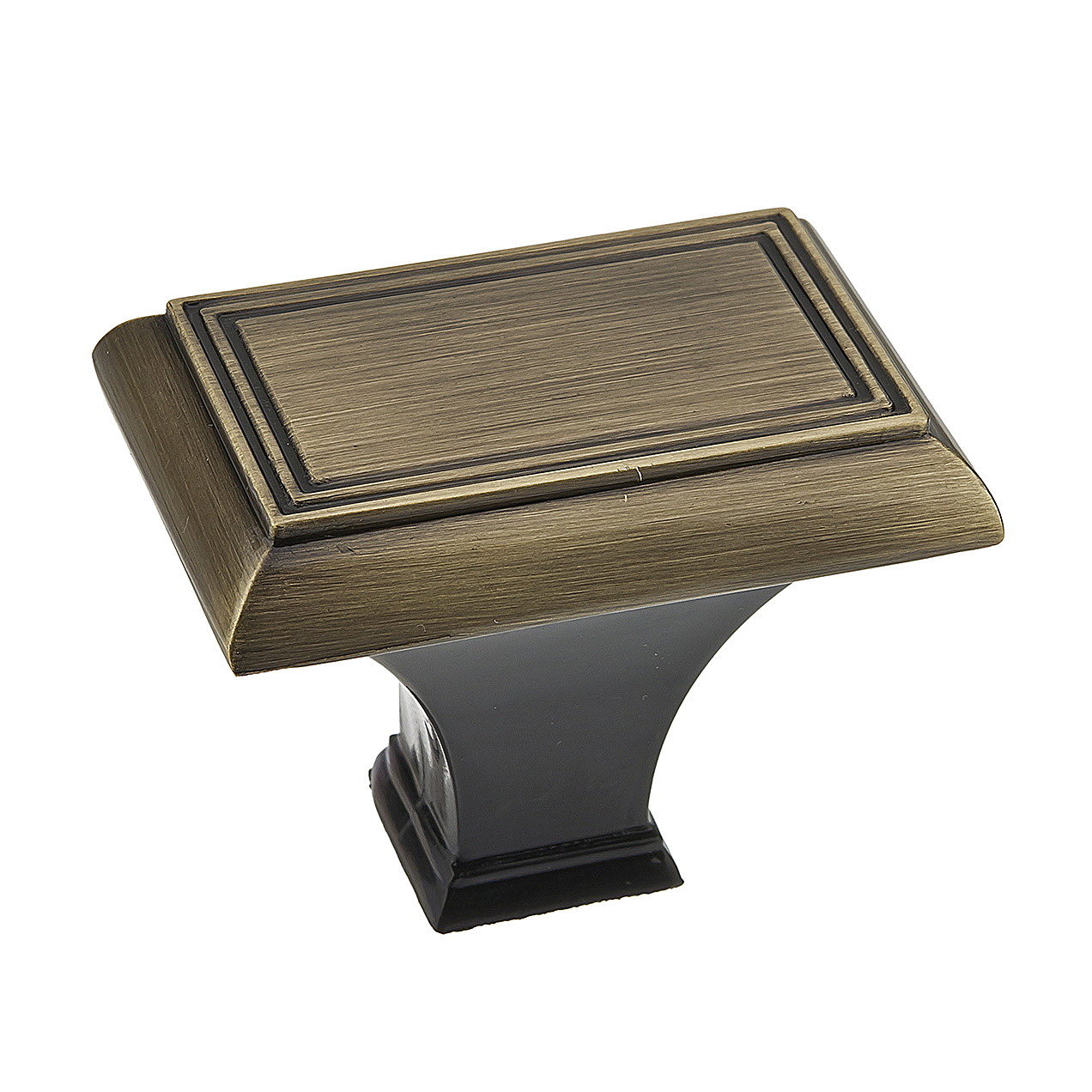 Richelieu BP77533AE Beauharnois 1-11/16-in Antique English Rectangular Traditional Cabinet Knob
