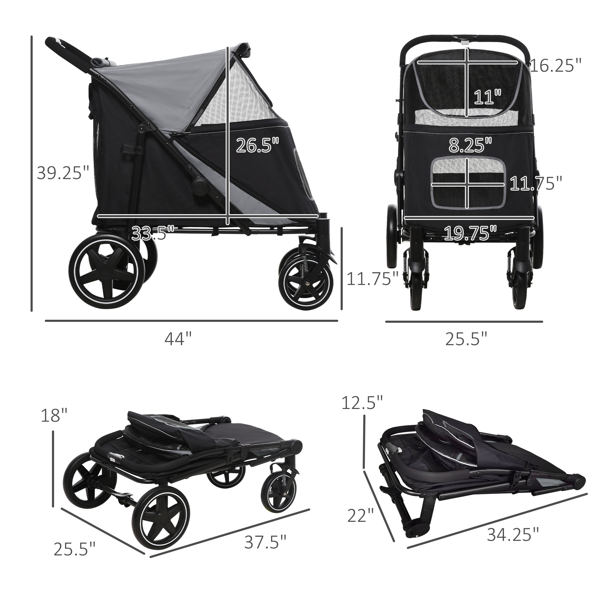 LUXEYARD DS-J-IW2225P166292 Pet-Strollers - View #3