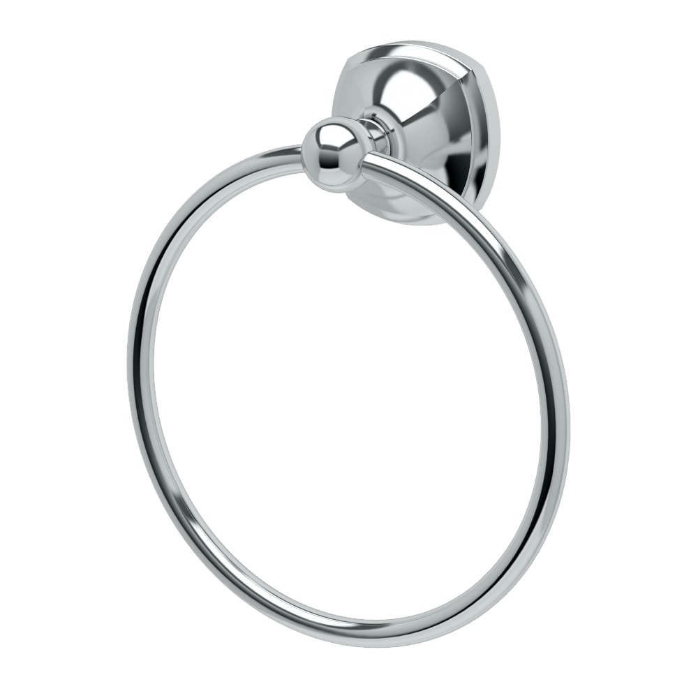 Gatco Lucerne Chrome Wall Mount Single Towel Ring At Lowes.com