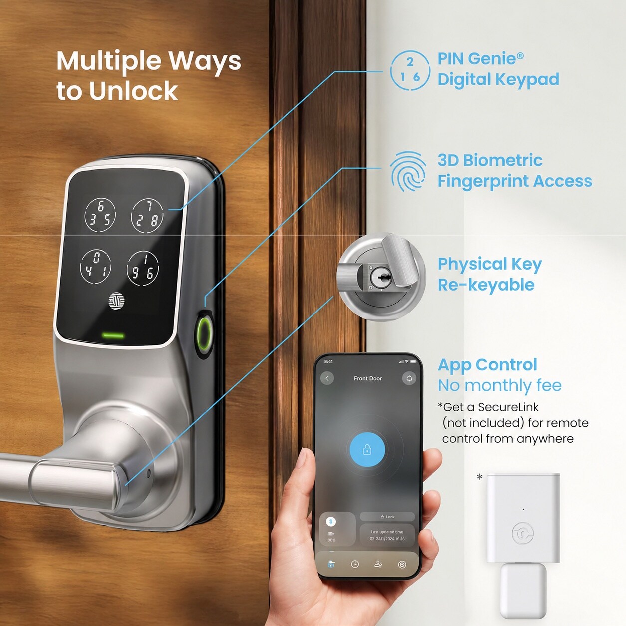 LAIFUCAM LLA0805A222 Electronic-Door-Locks - View #3