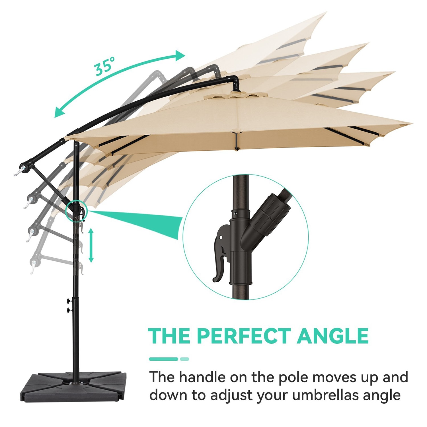 JEAREY JE-QTXJS+DZ-8X8FT-BE Umbrellas-2 - View #7