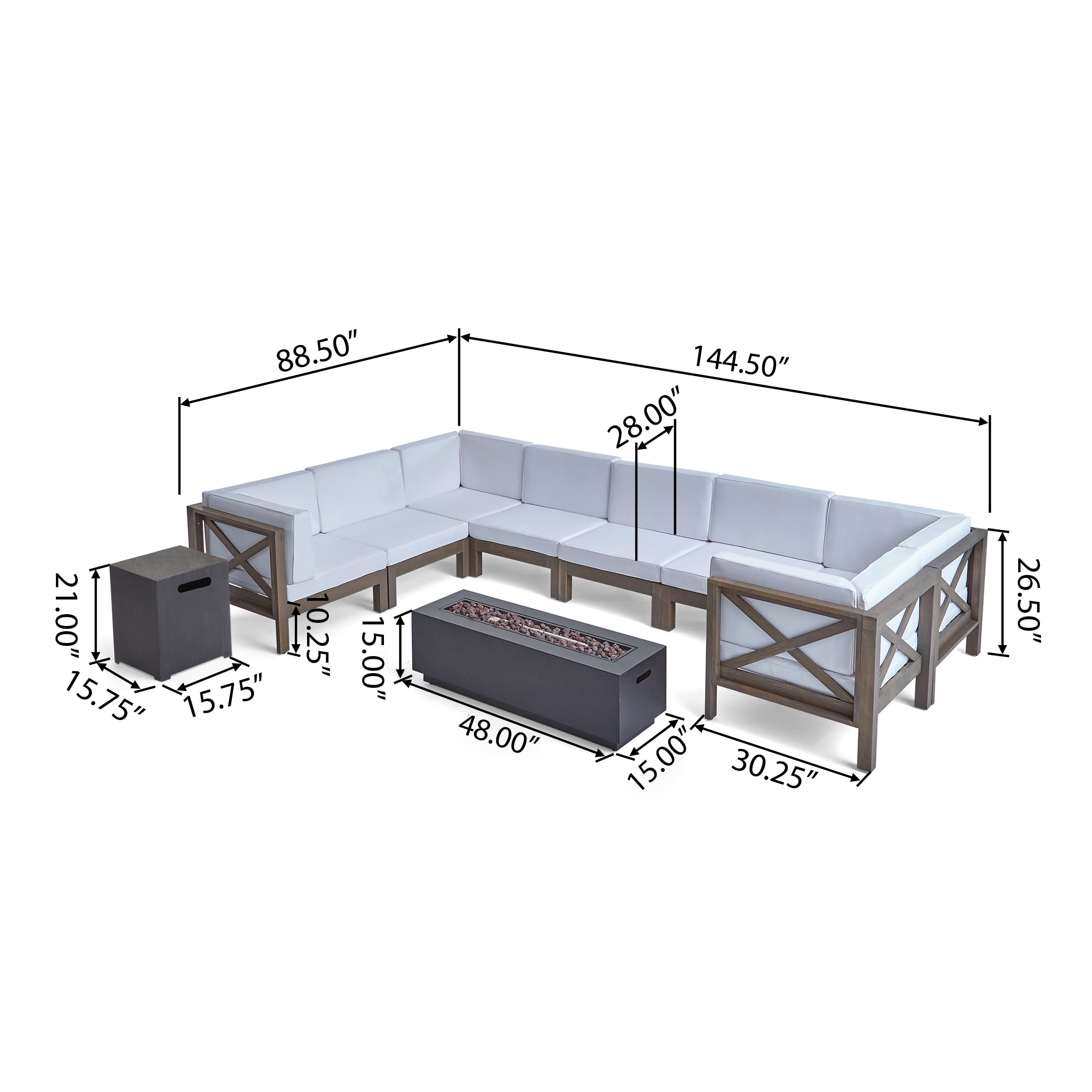 Christopher Knight Home 306759 Patio-Sofas-Daybeds - View #2