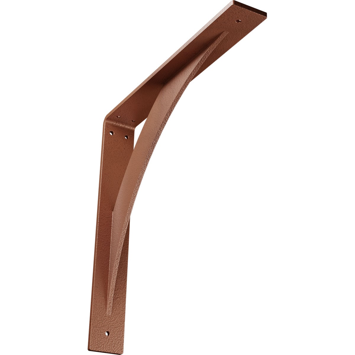 Ekena Millwork BKTM02X14X14LEHCO Legacy 14-in x 2-in x 14-in Copper Steel Countertop support bracket