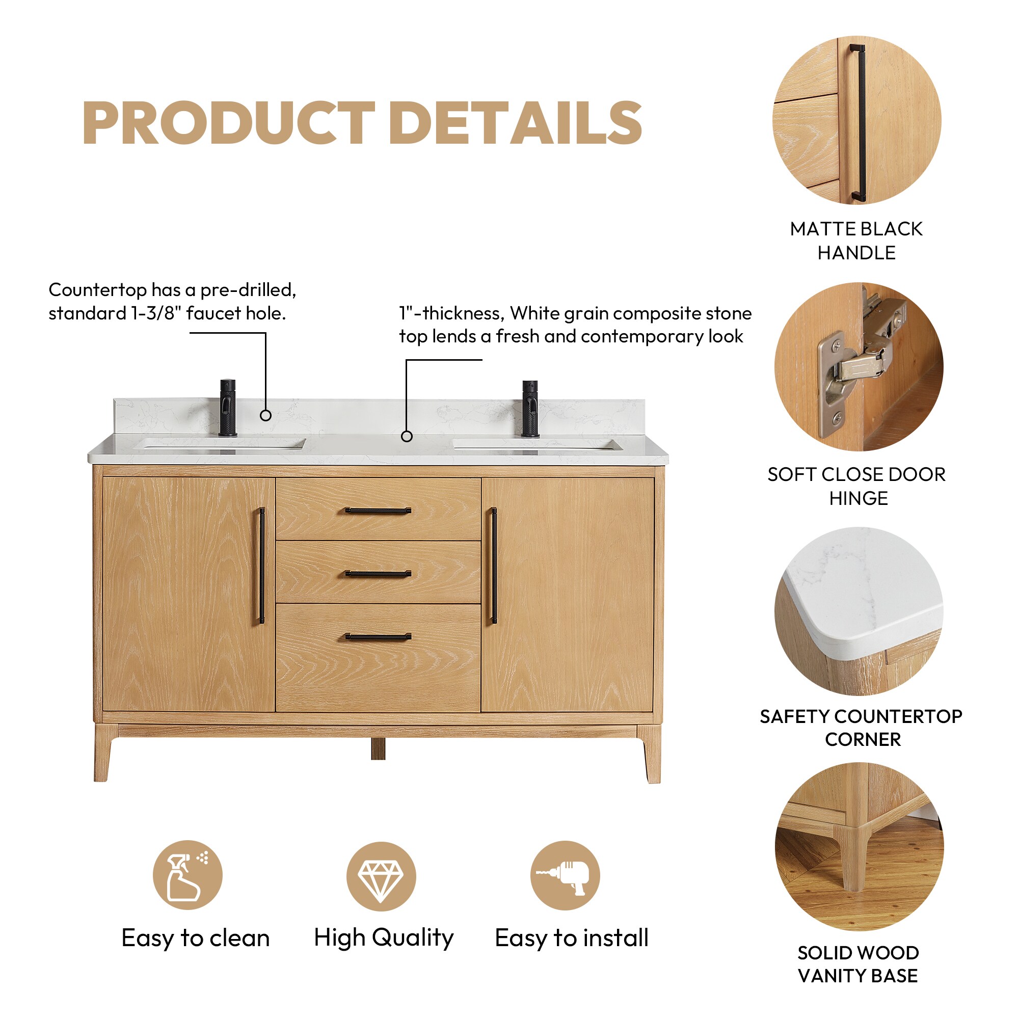 Vinnova 706760M-WA-GW Bath-Vanity-Combo - View #10