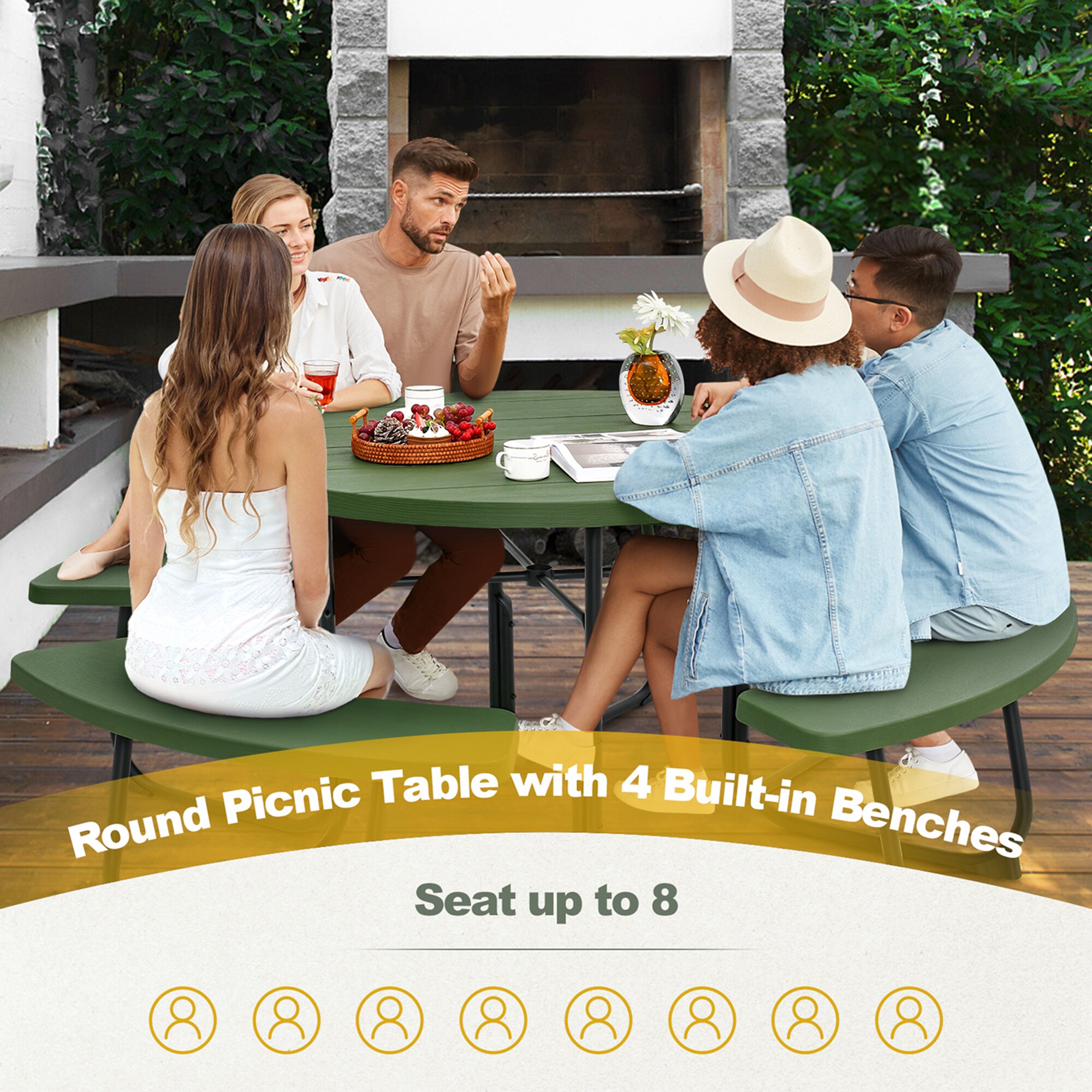 Costway LWS00112 Patio-Dining-Sets - View #4