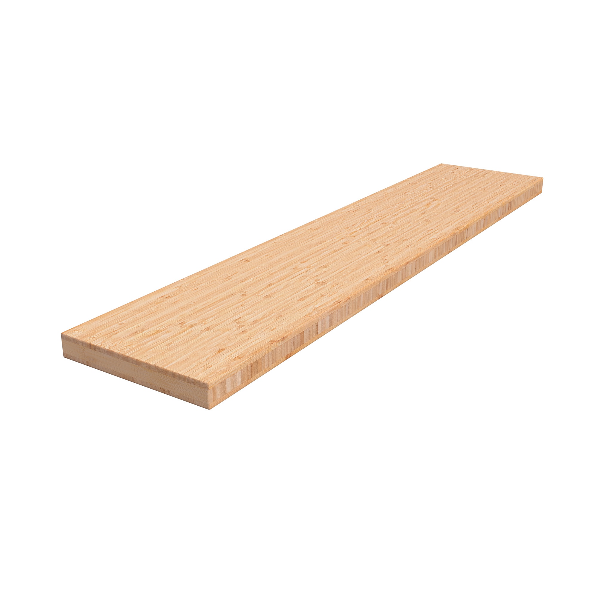 Sparrow Peak F1510SPVBAM-48 4-ft x 10-in x 1.5-in FSC Bamboo Bamboo Wood Butcher block Countertop