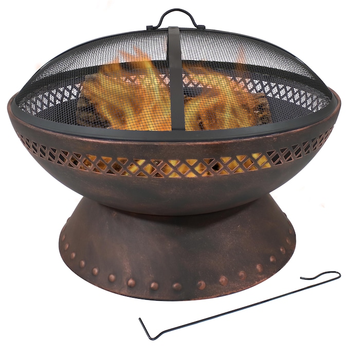Copper Steel Wood Burning Fire Pit, How Long Do Copper Fire Pits Last