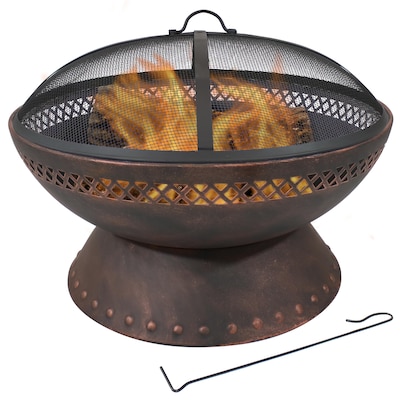 Copper Wood Burning Fire Pits At Com, Plow And Hearth Copper Fire Pit
