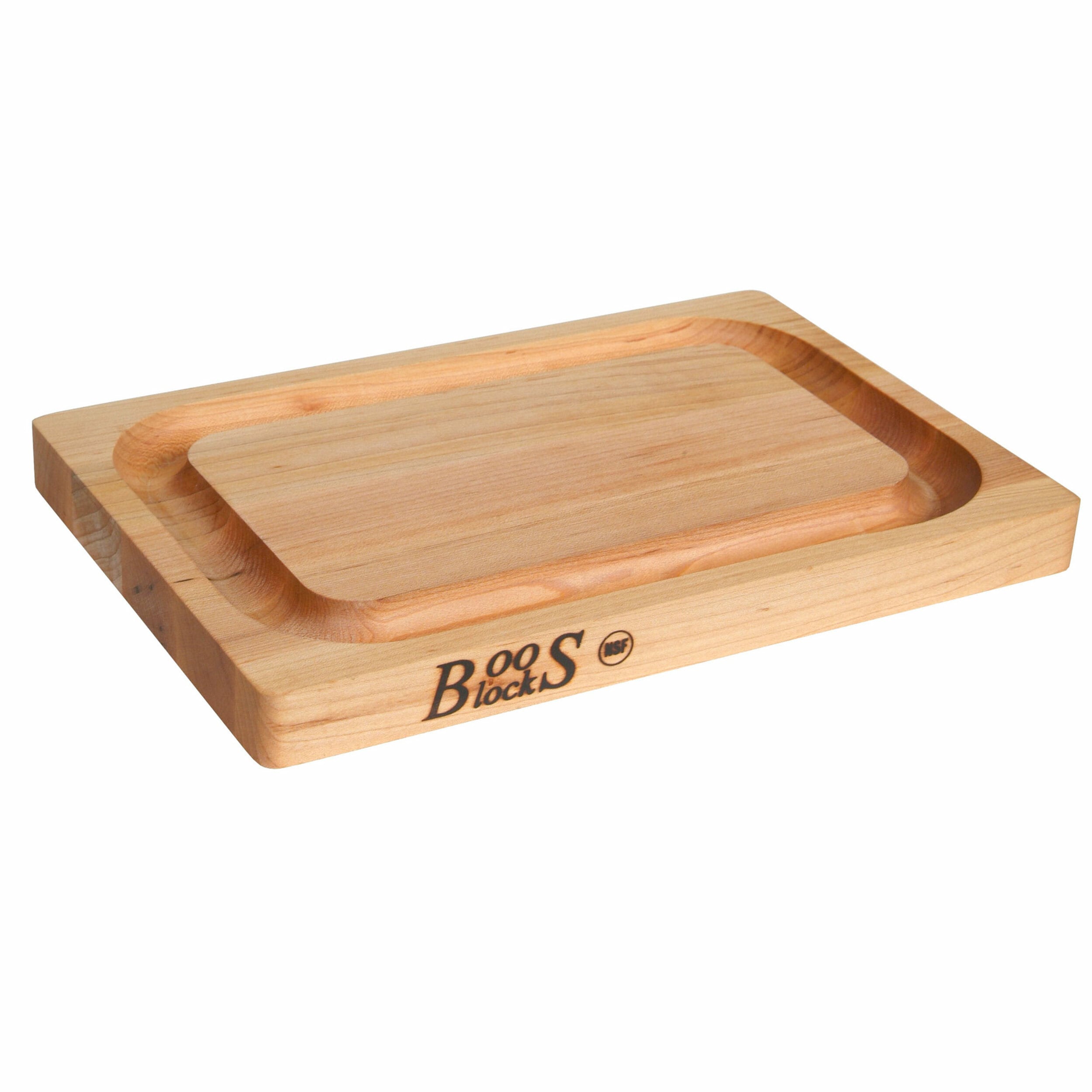 John Boos 217668 8-in L x 12-in W Wood Cutting Board